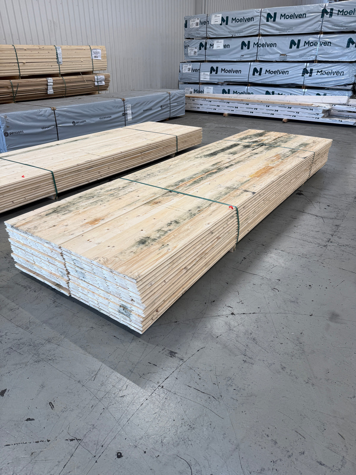 Paket Råspontluckor 20x540x3600mm 30st (Mögelskadade)