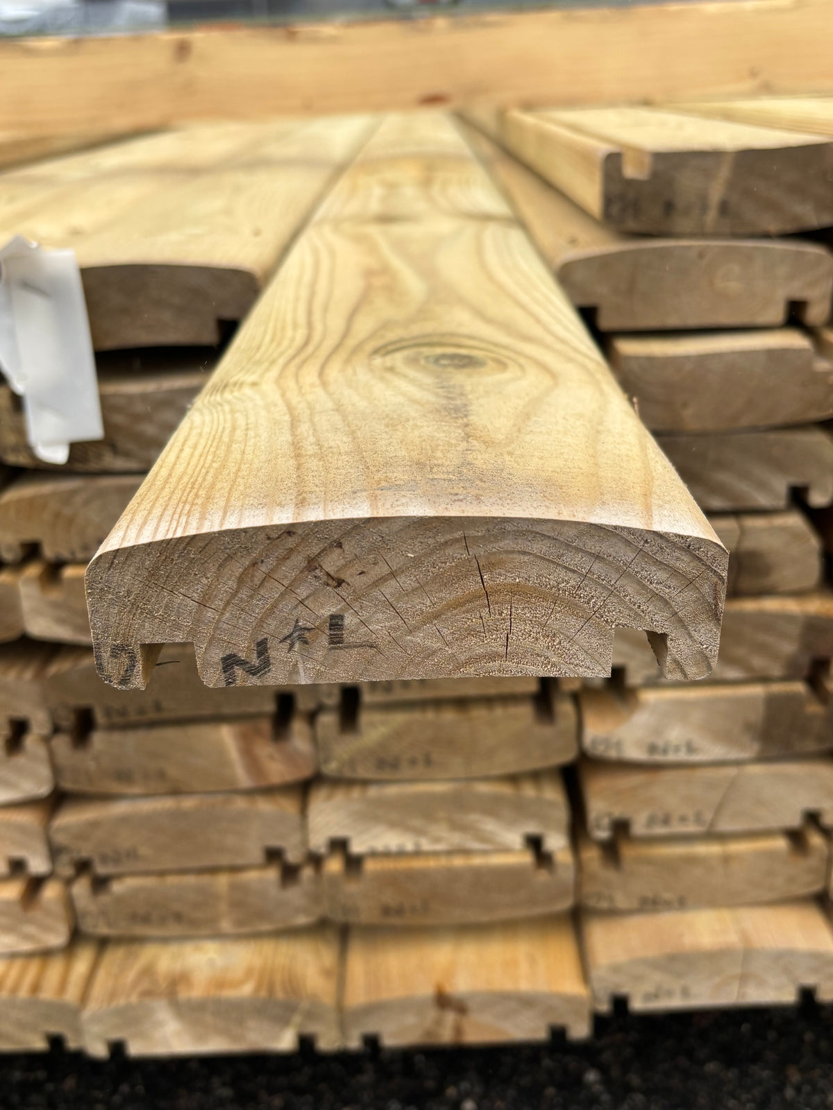 Paket Tryckimpregnerade Handledare 34x120mm 4.20m 86st