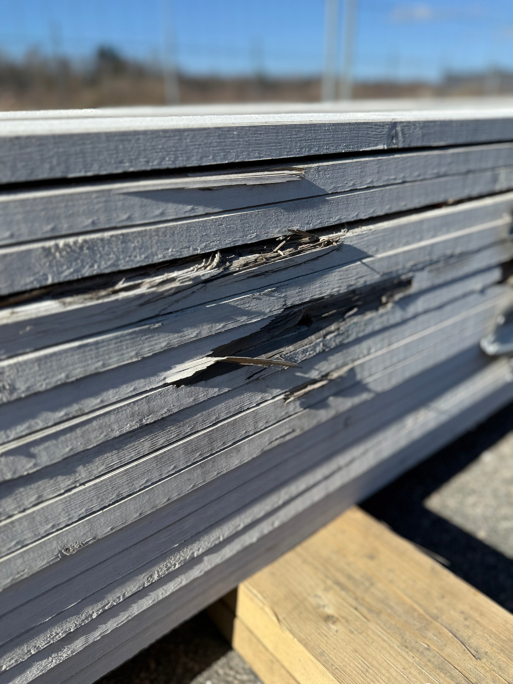 Paket 22x95mm mellan vit 4.80m 171st finsåg gran bubblig - Spirec