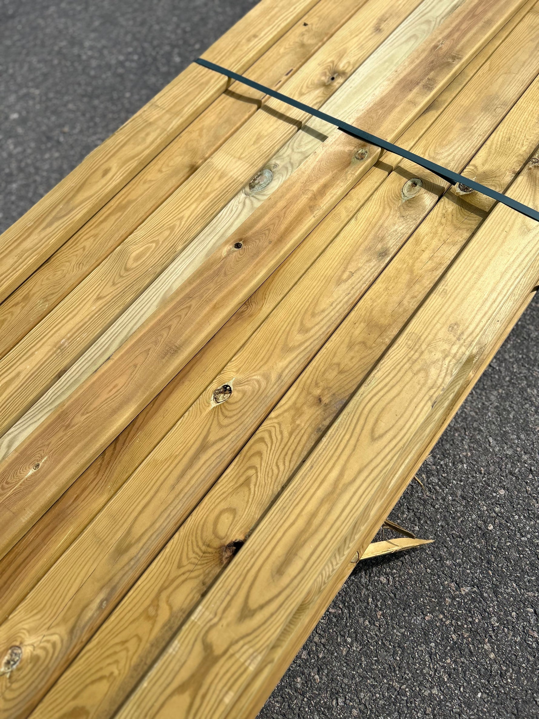 Paket Tryckimpregnerad Trall 22x95mm 91st 4.20m- Andra sortering