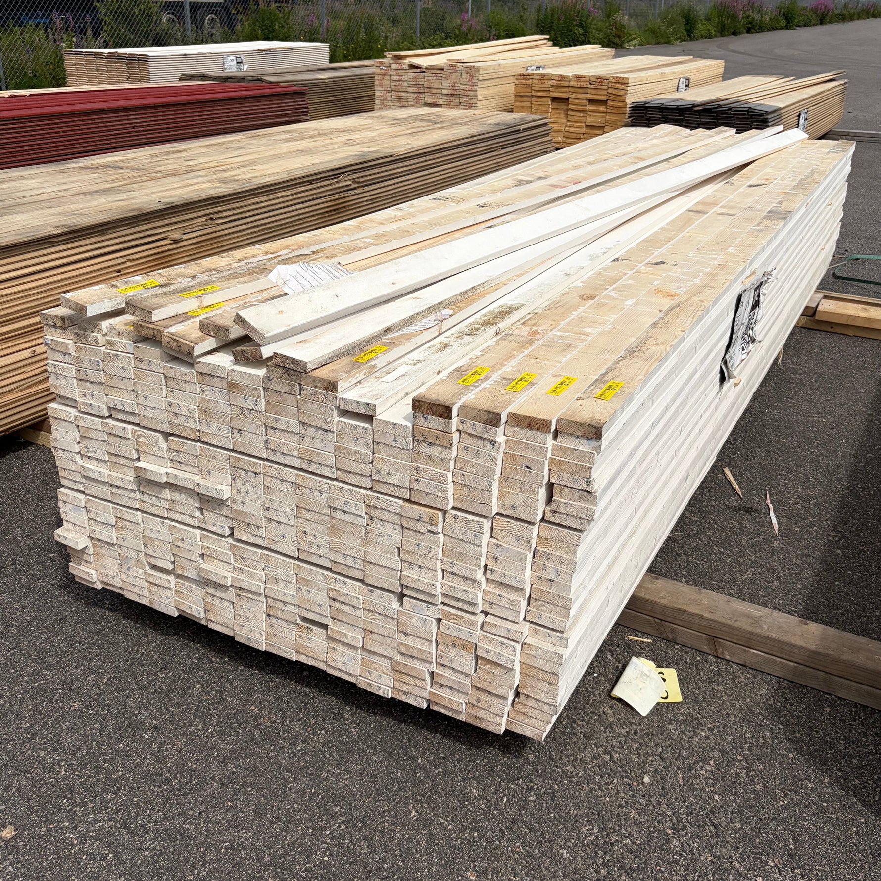 Paket Finsågade Brädor 22x70mm, 390st 3.60m Mellanstruken