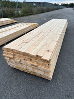 Paket Spontade Furu Brädor 27x145mm 5,40m – 152st (Andra Sortering)
