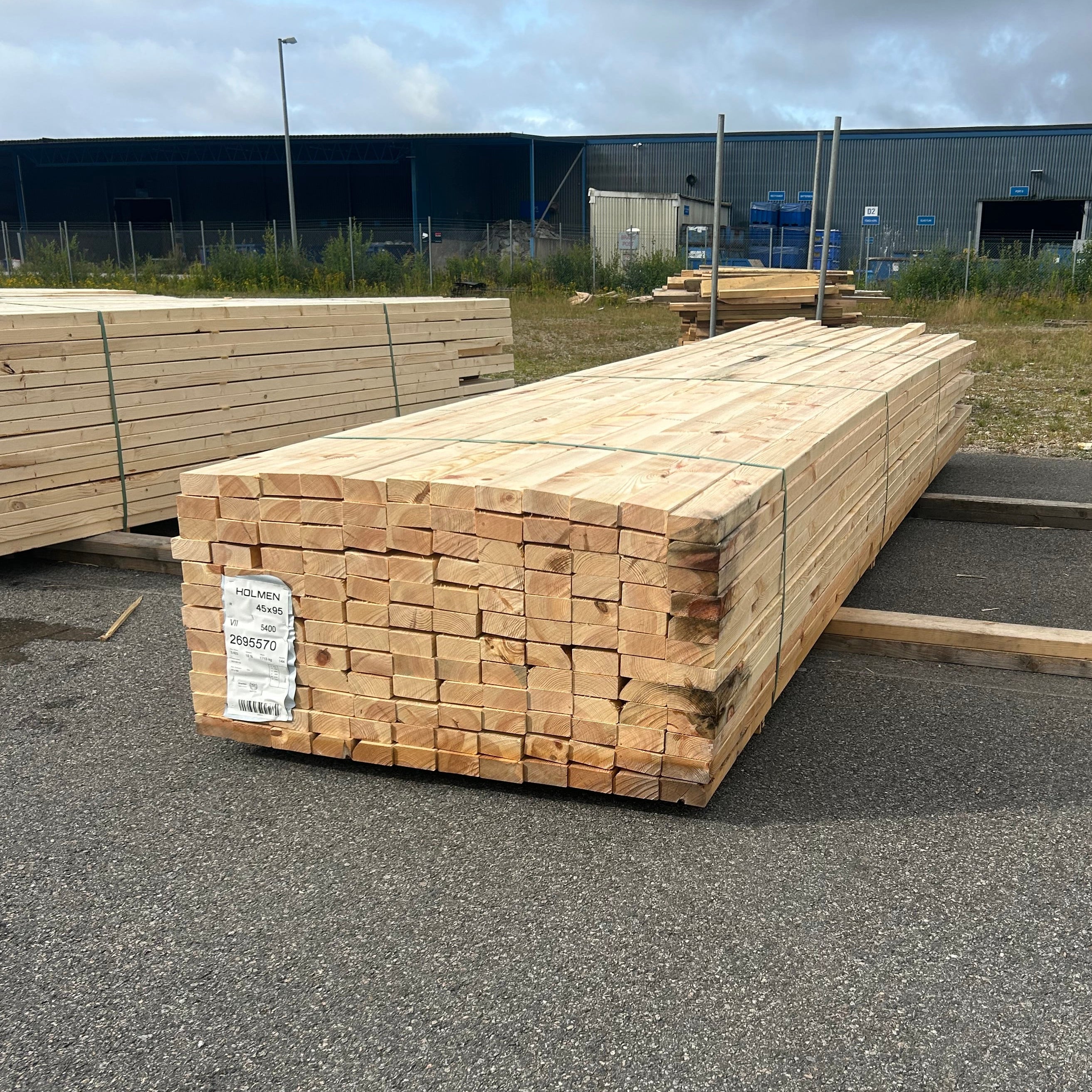 Paket Reglar 45x95mm 3,90-5,40m 144st