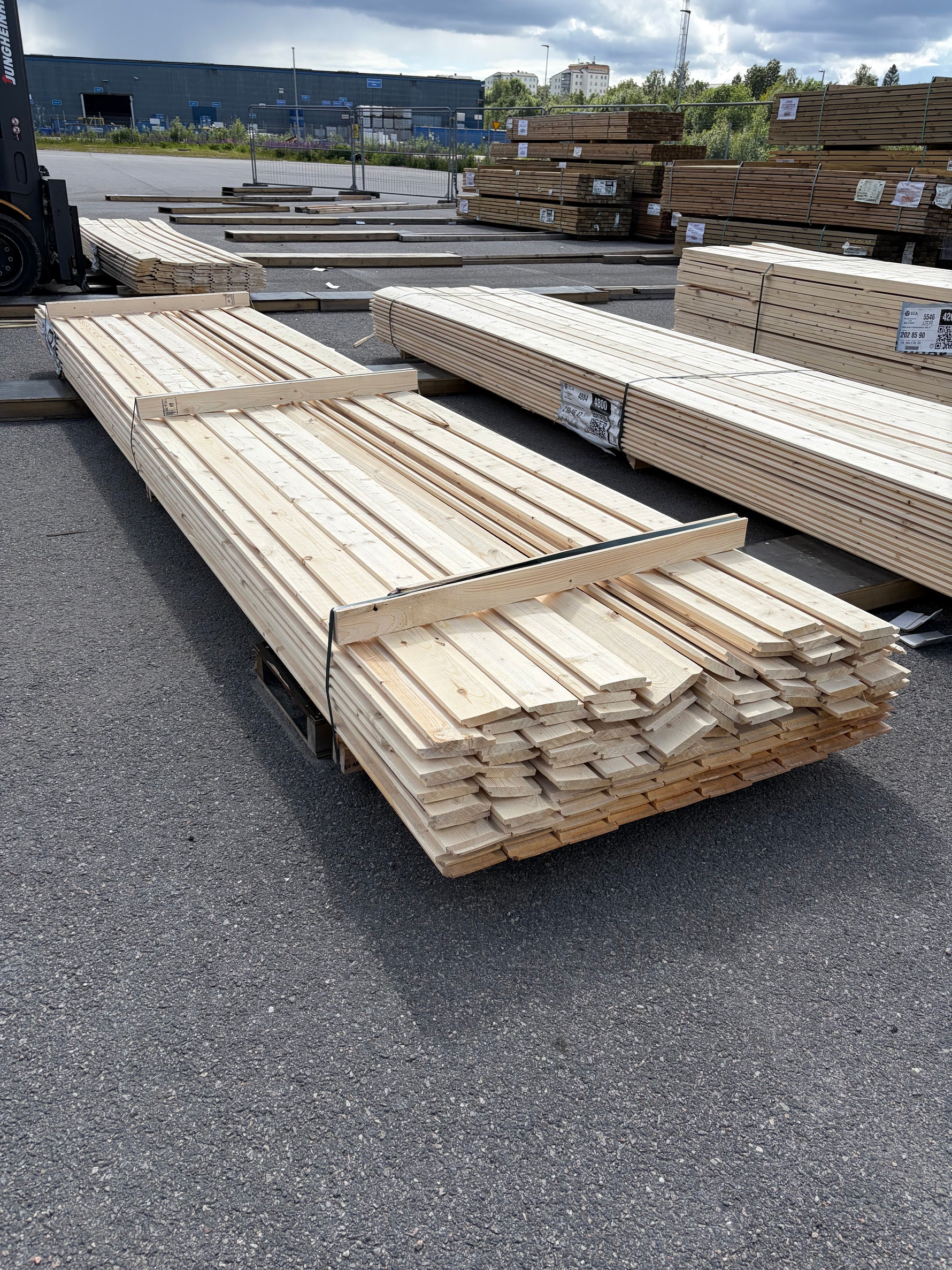 Paket Enkelfas Fals Ändspont 22x120mm, 100st 4,80m (Andra sortering)