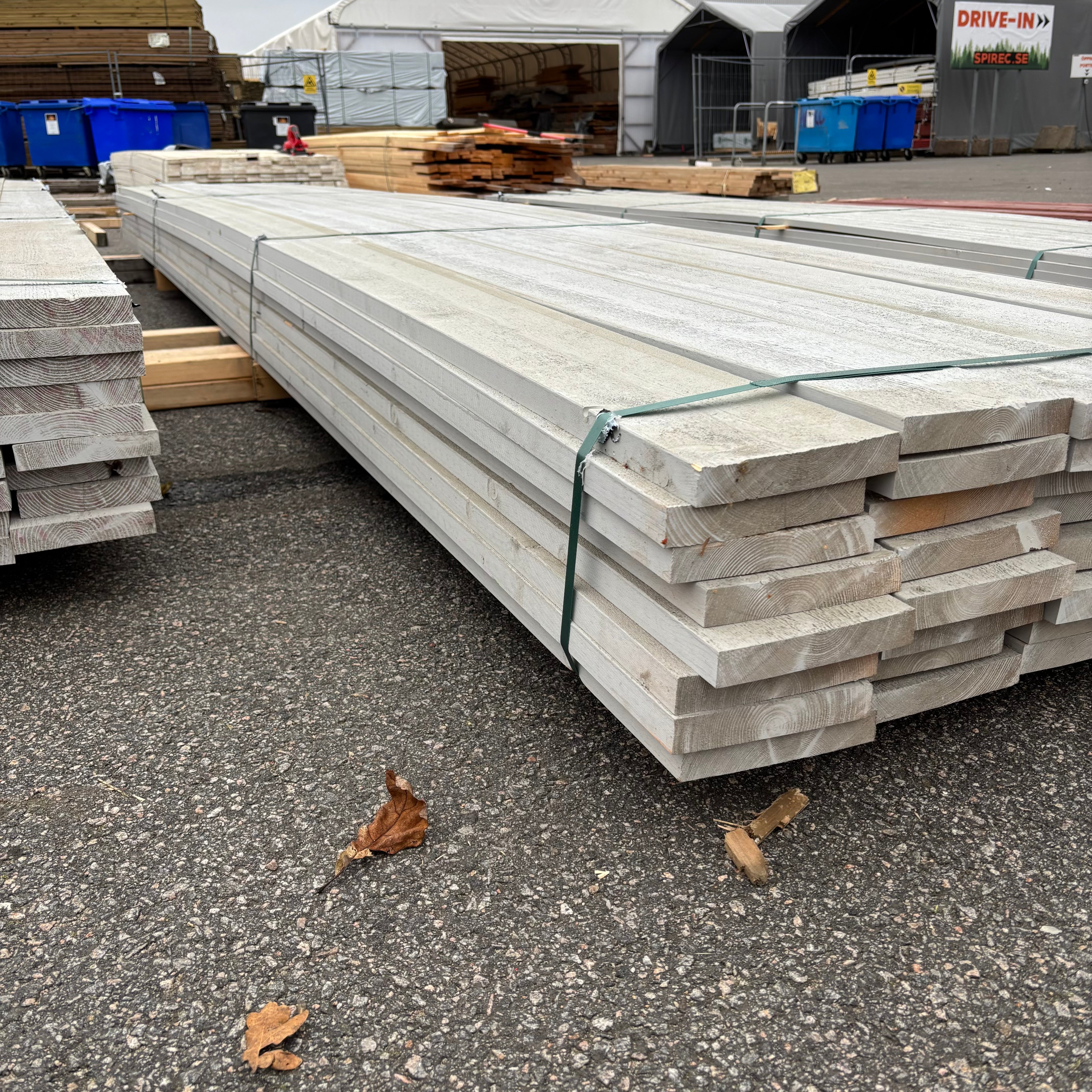 Paket Ytterpanel Finsågad 28x170mm – 40 st (5,40 m, Grå NCS S3000-N)