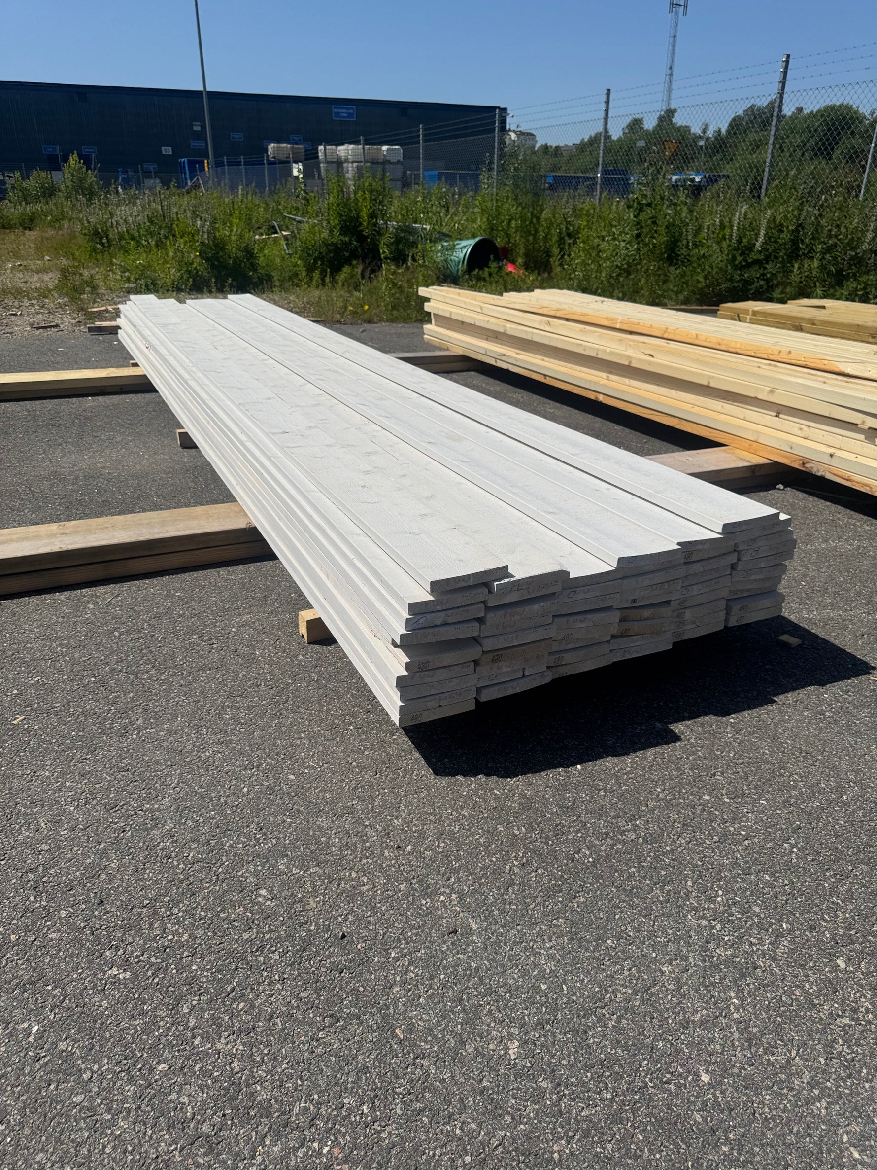 Paket Finsågade Klädselbrädor 22x145 mm, 55 st 4,80 m