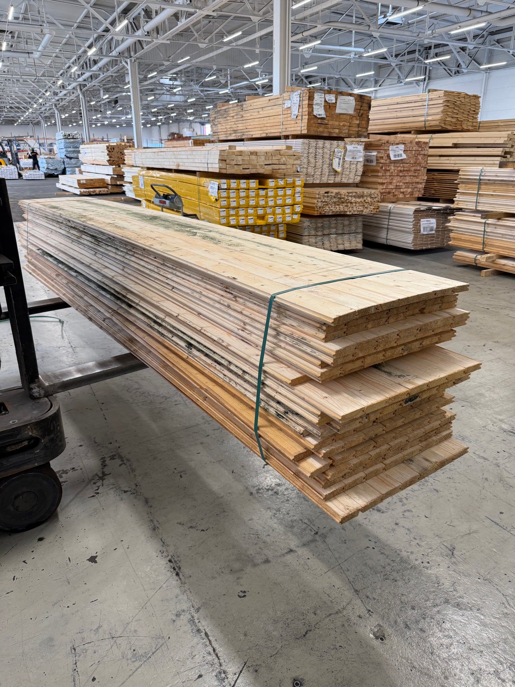 Parti Råspontluckor 20x540x3600mm 25st (Mögelskadat)