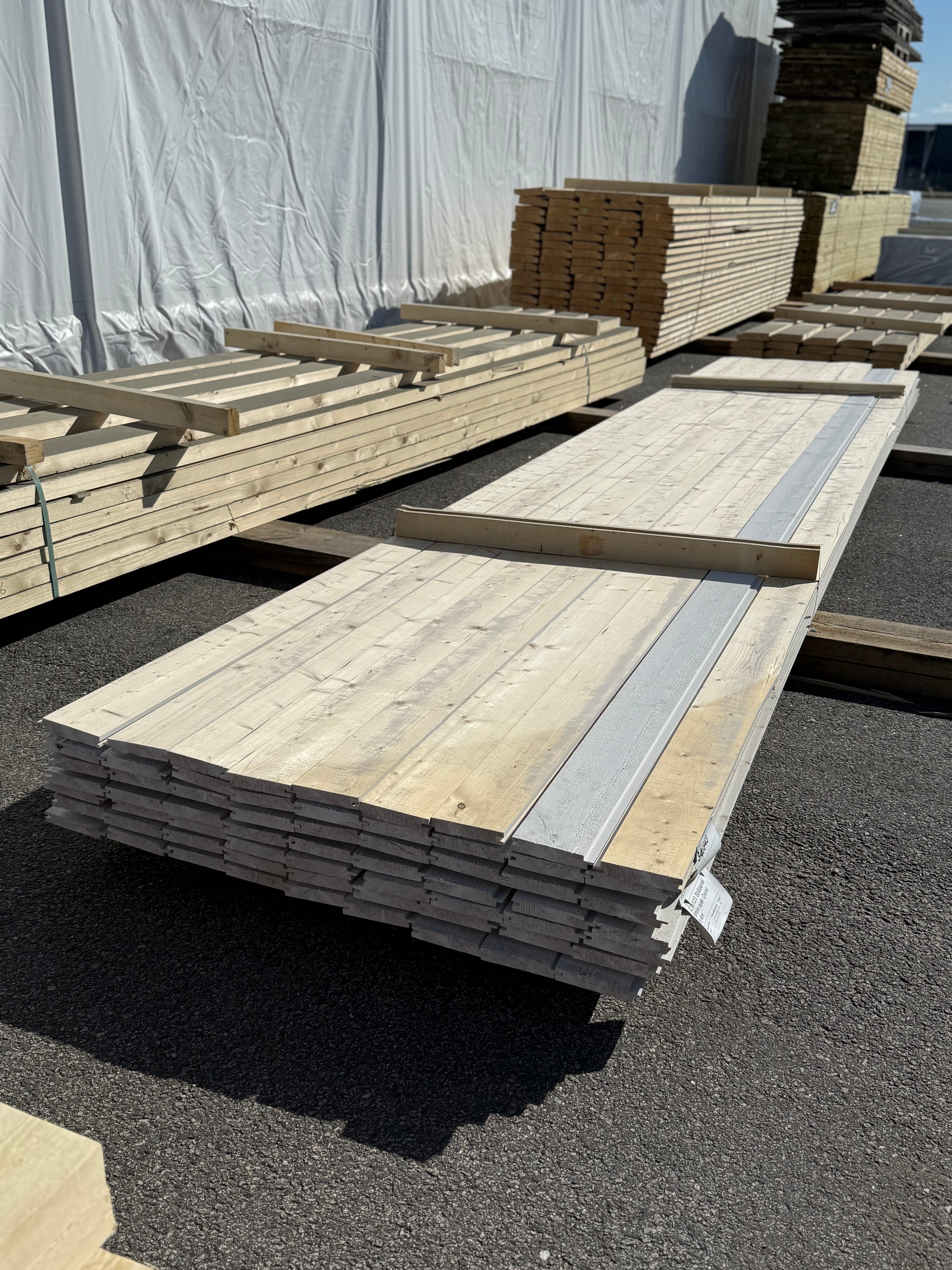 Paket Spårpanel 21x120 5.40m 63st