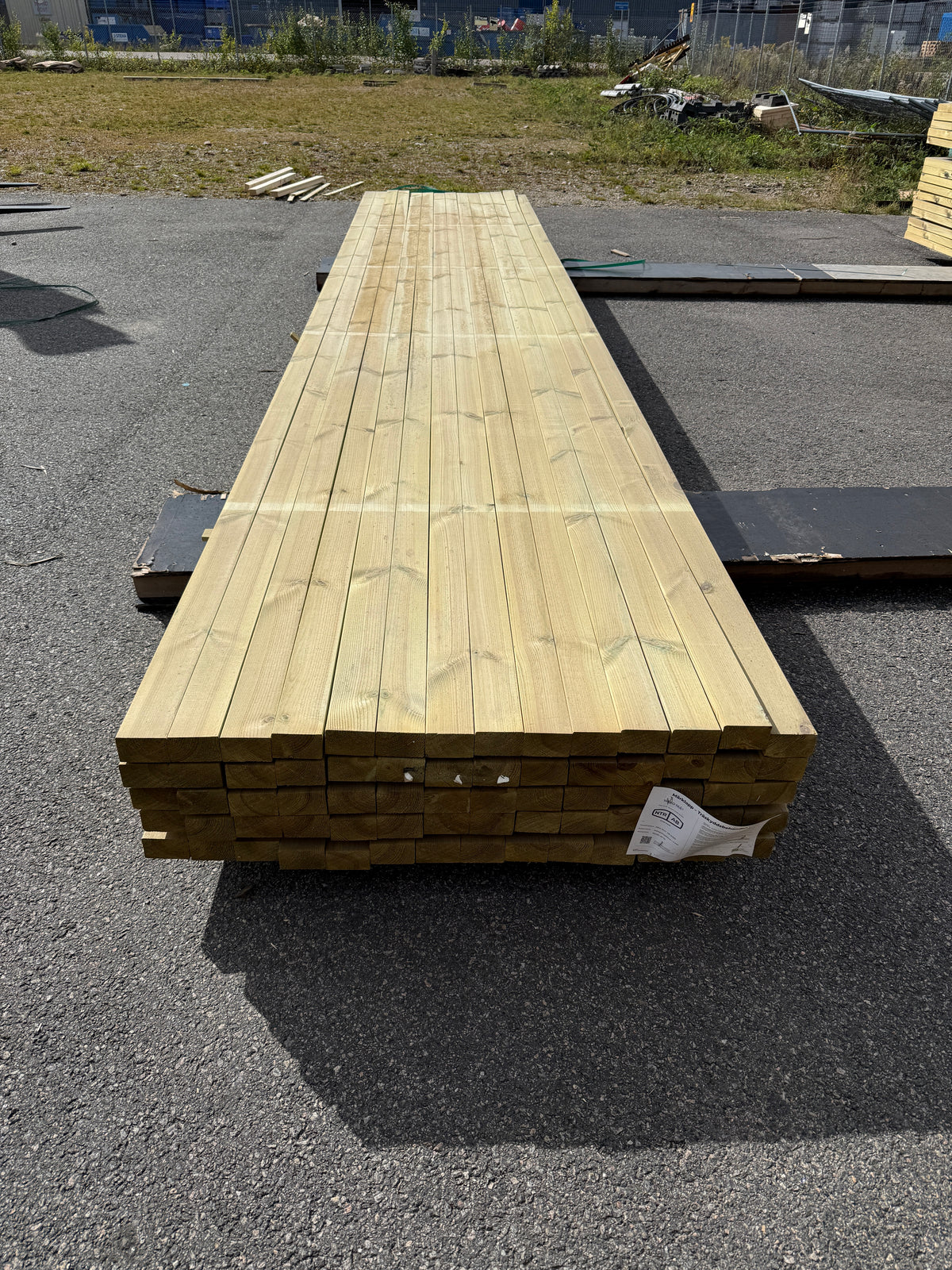 Paket Tryckimpregnerade Reglar 45x70mm, 70st 5,40m