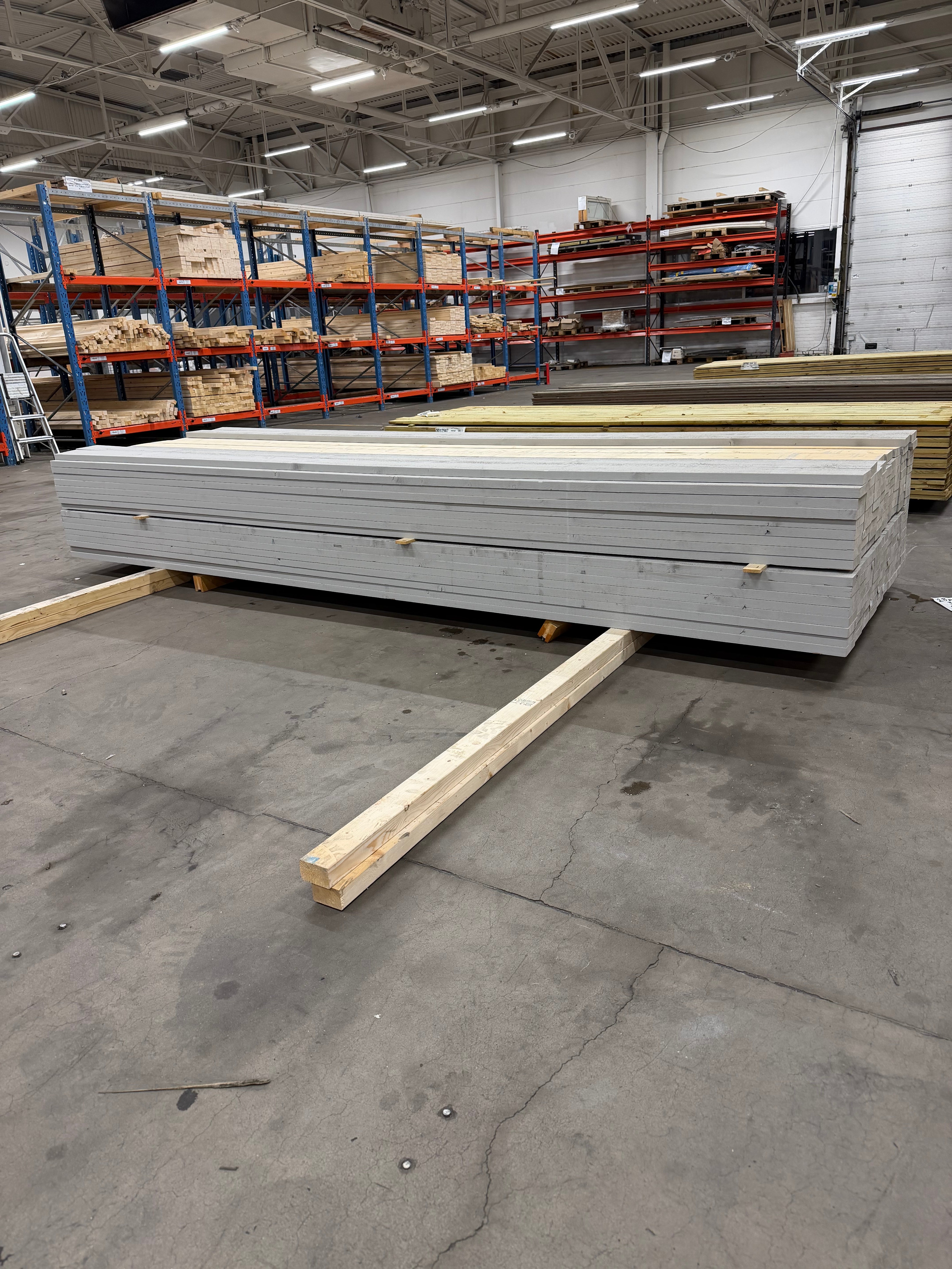 Paket Finsågad Panel 28x120 mm – 148 st 3.60m Grå