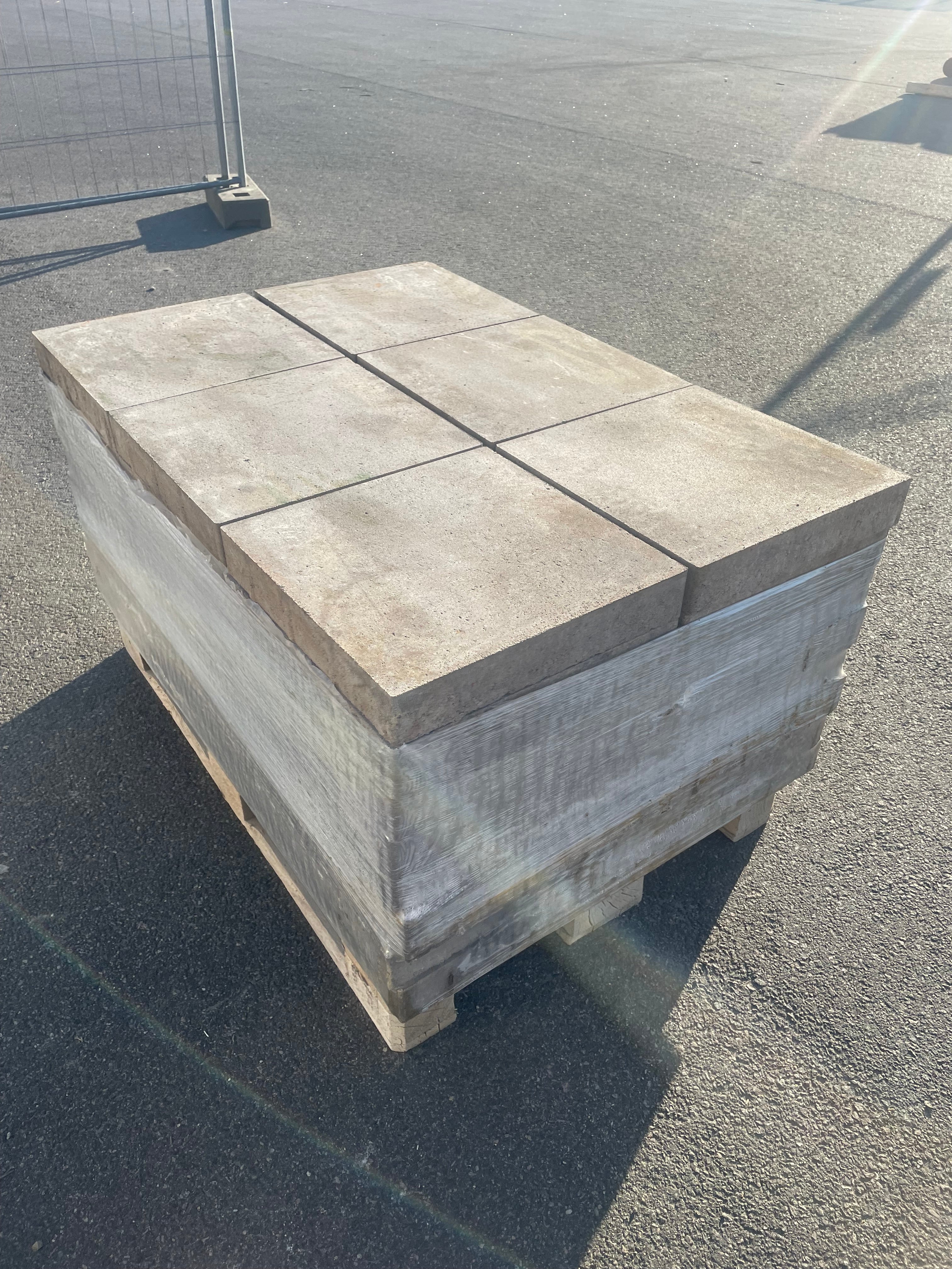 Betongplatta Scala 420x420x70 mm – Naturgrå (St Eriks)