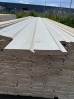 Paket Ytterpanel Enkelfas Halvspont 22x120mm, 221st 4.50m Grundmålad