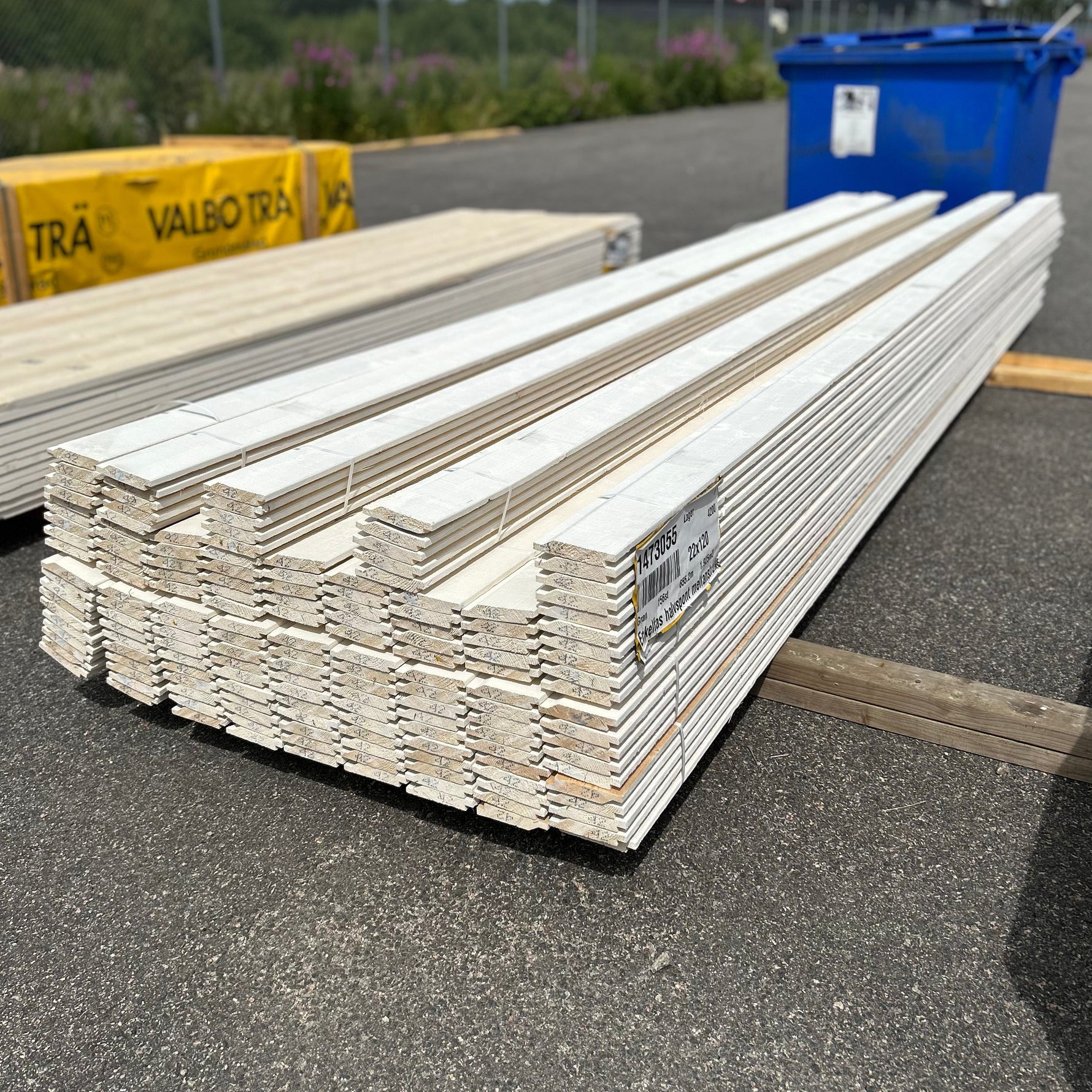 Paket Enkelfas Halvspont 22x120mm 4.20m 160st Mellanstruken