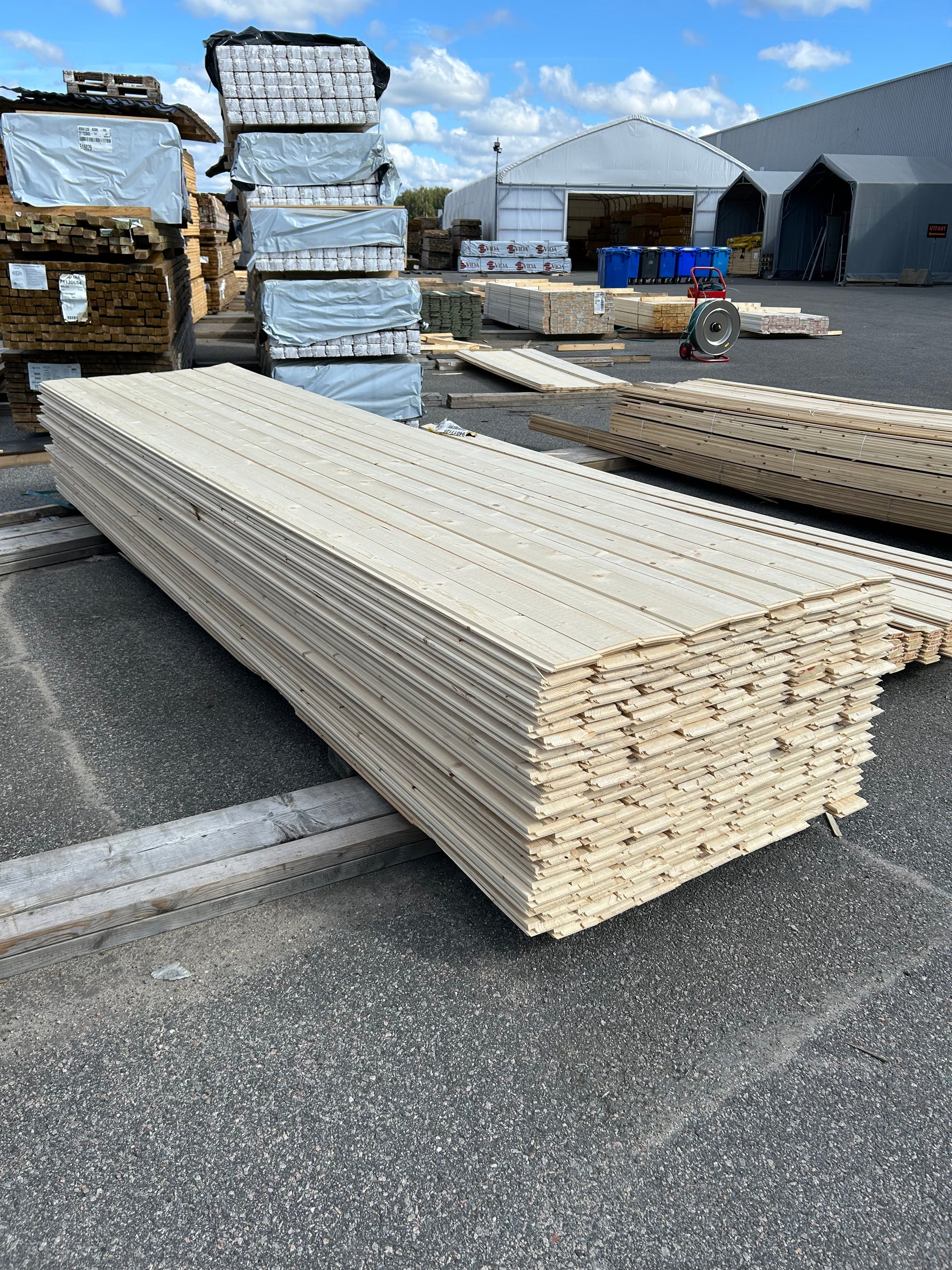 Paket Enkelfasspont 22x120mm 4,20m 225st Obehandlad Gran