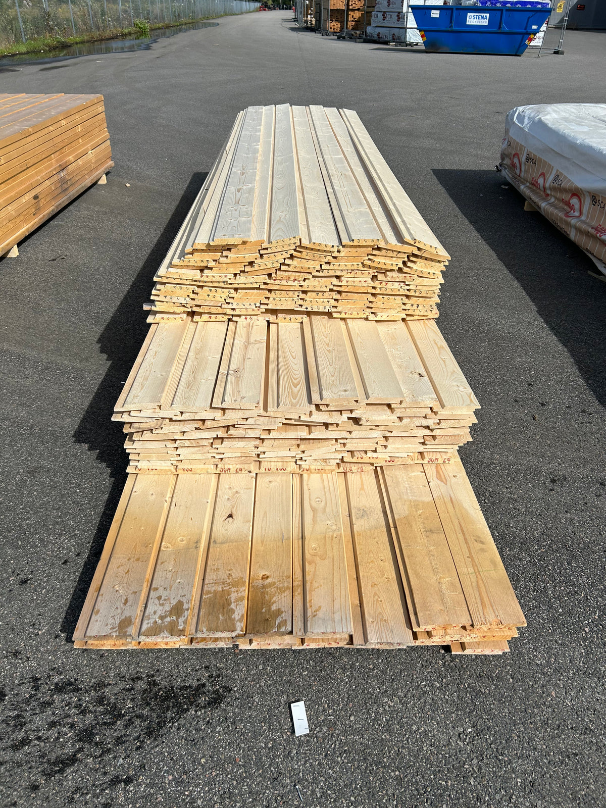 Paket Springpanel 22x145 mm – 3,60–4,80 m (Andra sortering)