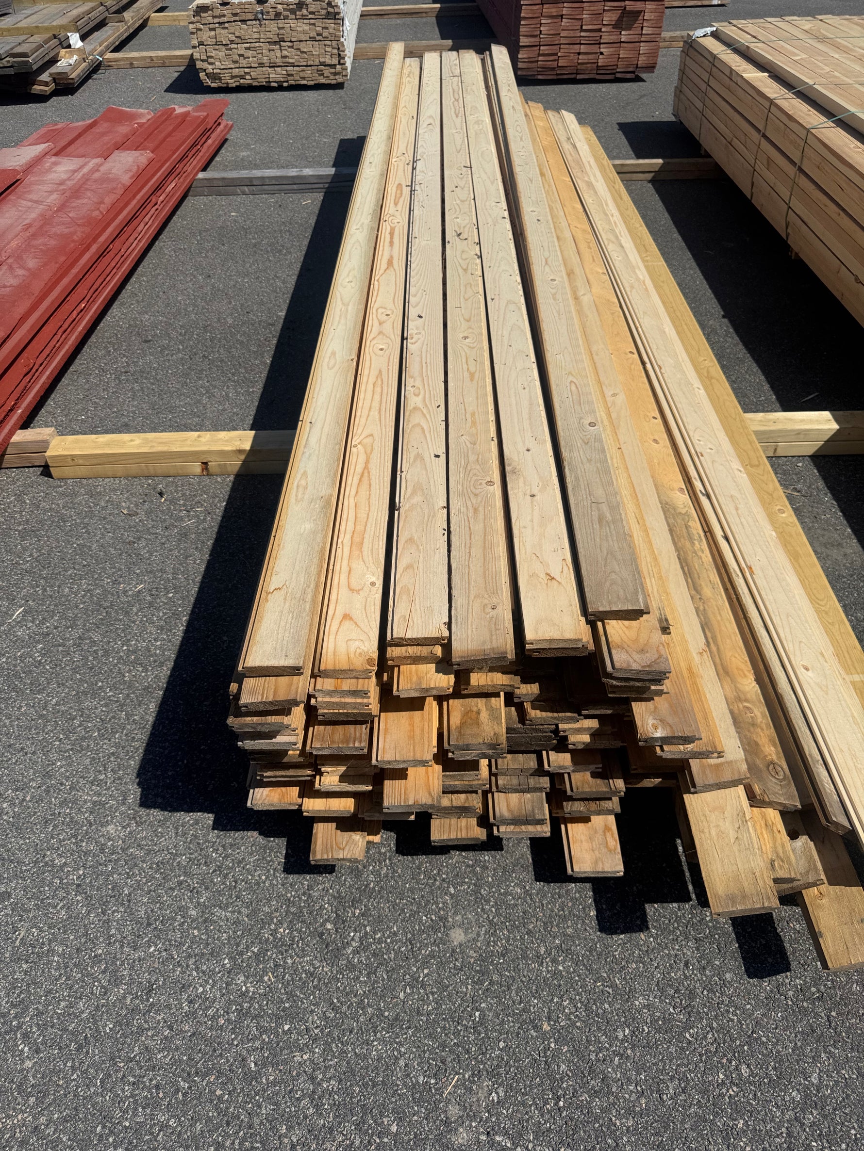 Paket Råspont 20x95 mm, 145 st 4,80 m
