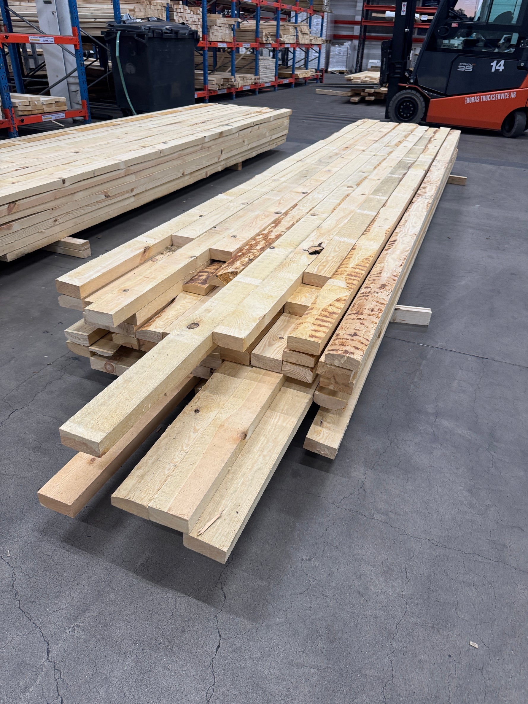 Paket Ohyvlade Reglar 47x100mm (4,20-5,40m) 70st Furu