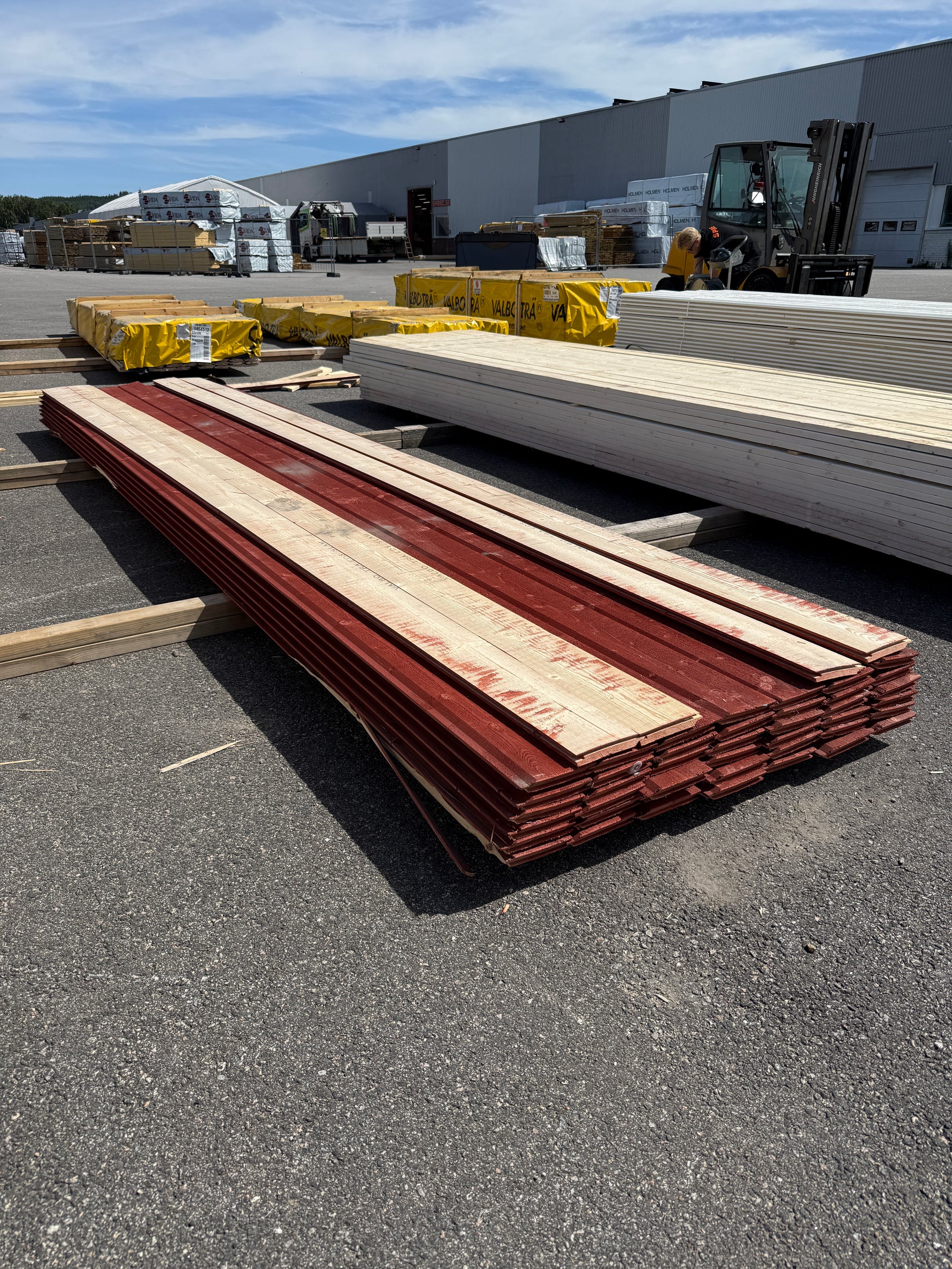 Paket Ytterpanel Enkelfas Ändspont 22x145mm, 46st 4.80m Grundmålad&nbsp;