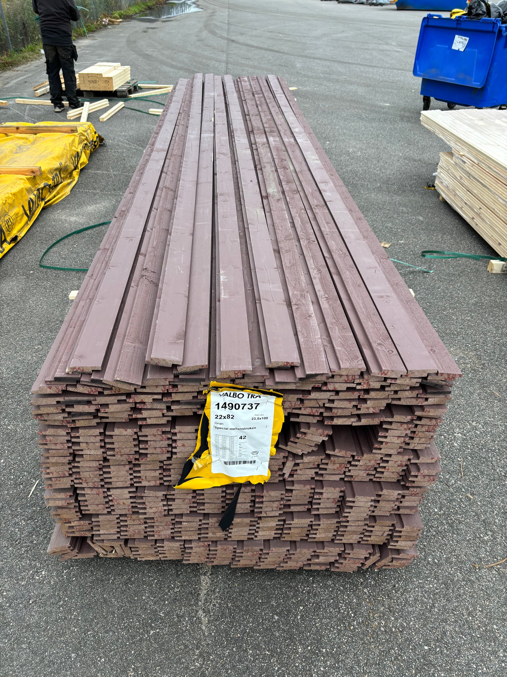 Paket Ytterpanel Elingepanel 22x88mm – 387st, 4,20m
