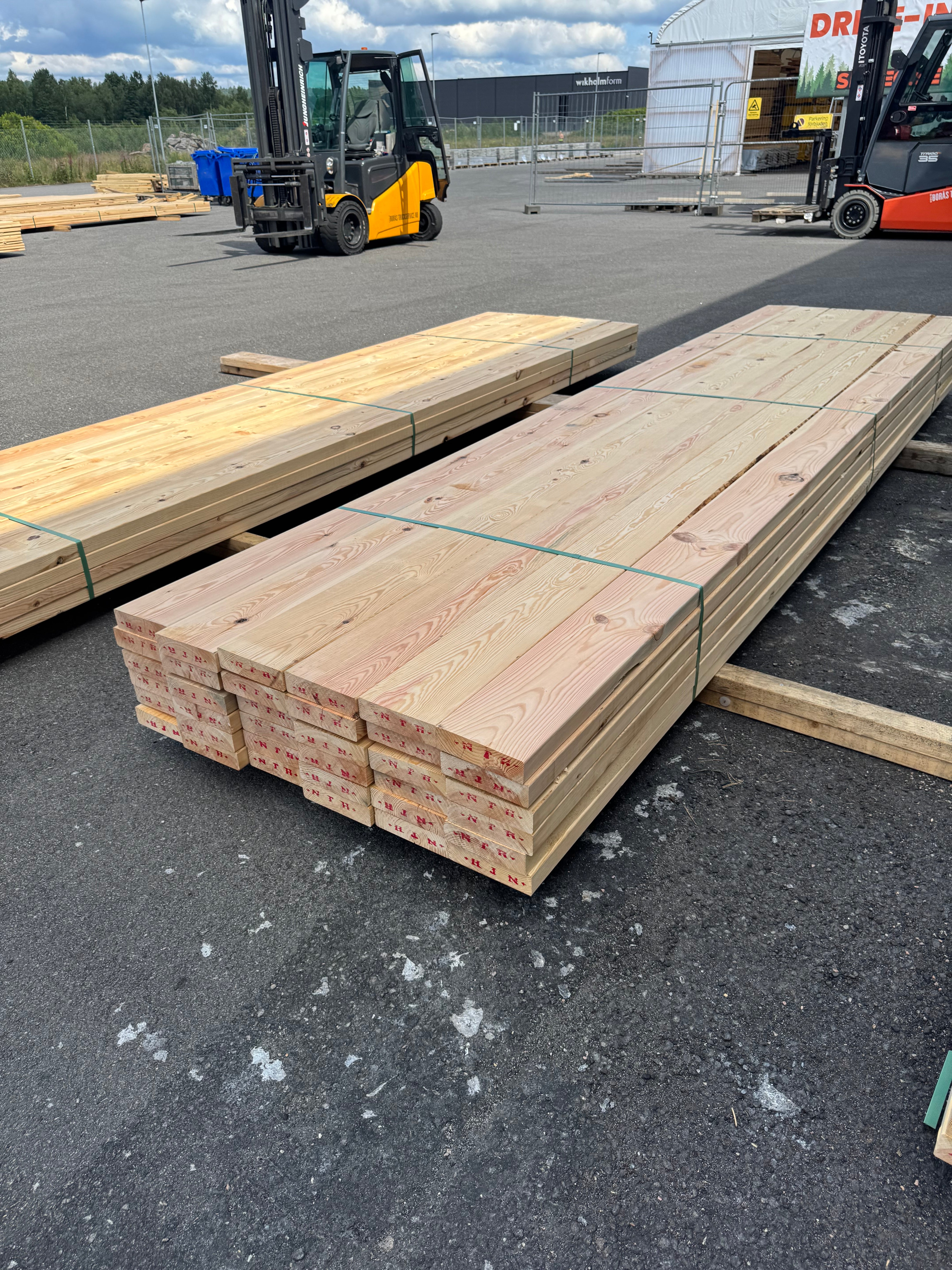 Paket Reglar 45x170 – 36 st (4,20 m, furu)