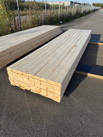 Paket Obehandlad Rillad Furu Trall 28×120 mm (4,50 m) 117 st