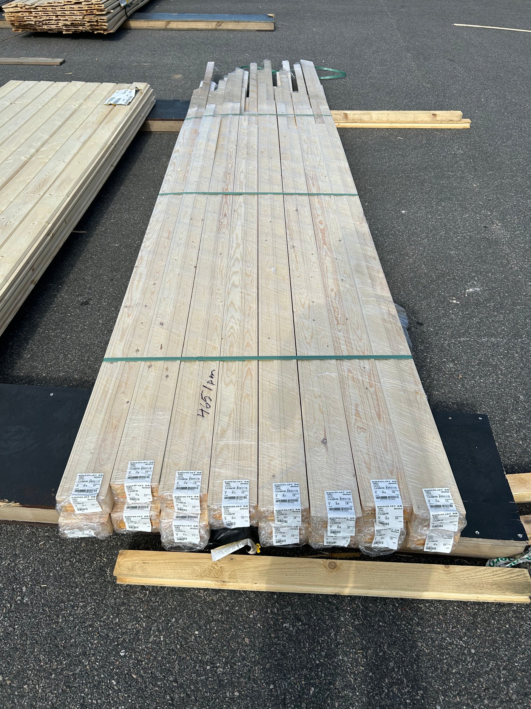 Paket Foder 12x56mm (1.90-4.50m) Obehandlad 465lpm