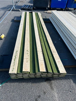 Paket Falsad Spårpanel 22x120mm 3,90m 56st (Grön Slamfärg)