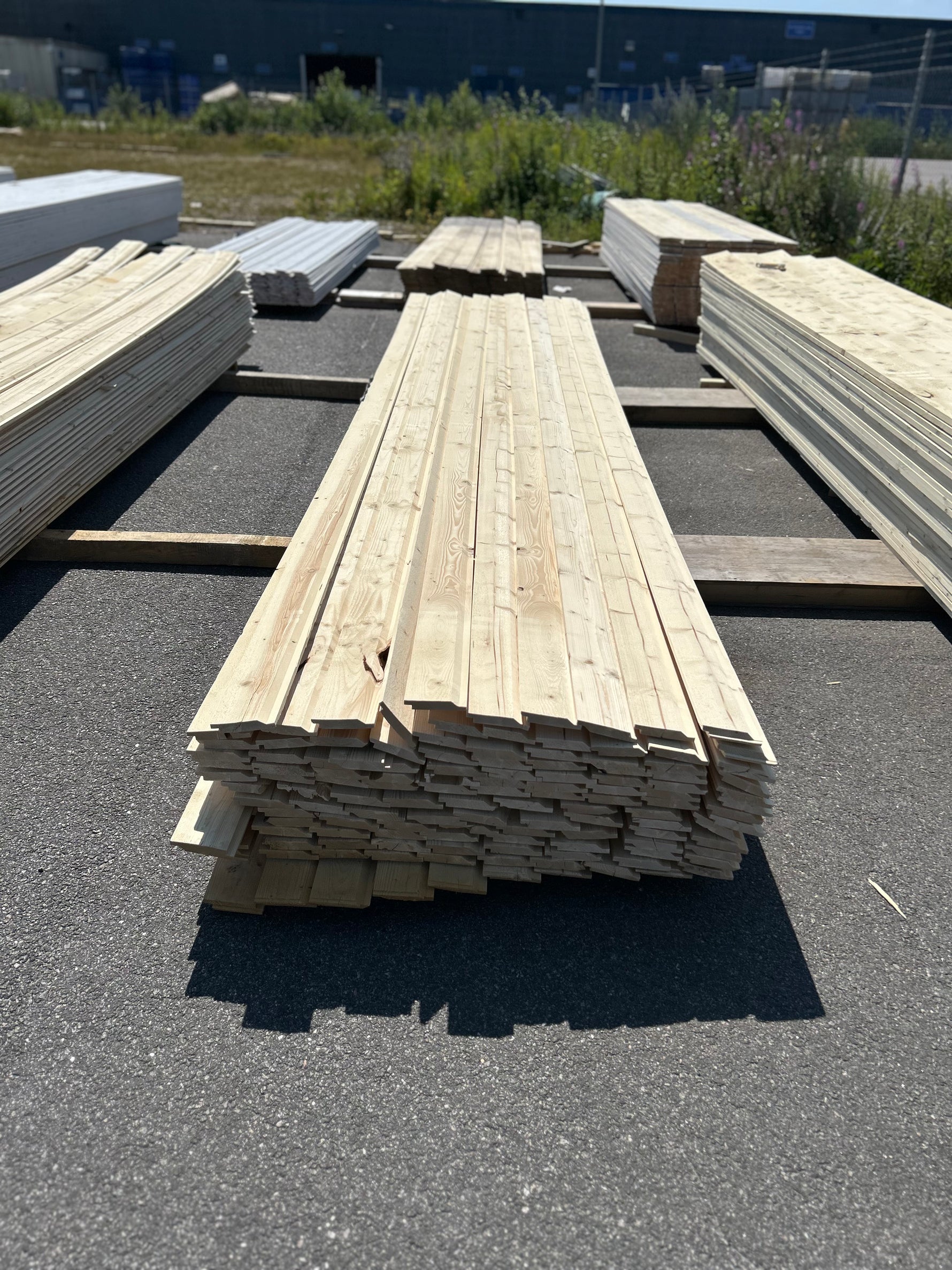 Paket Ytterpanel Enkelfas 22x120mm 4,80m 130st B-kvalitet