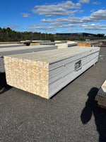 Paket Finsågade Brädor 22x95mm 3,60m 286st Vit Mellanstruken