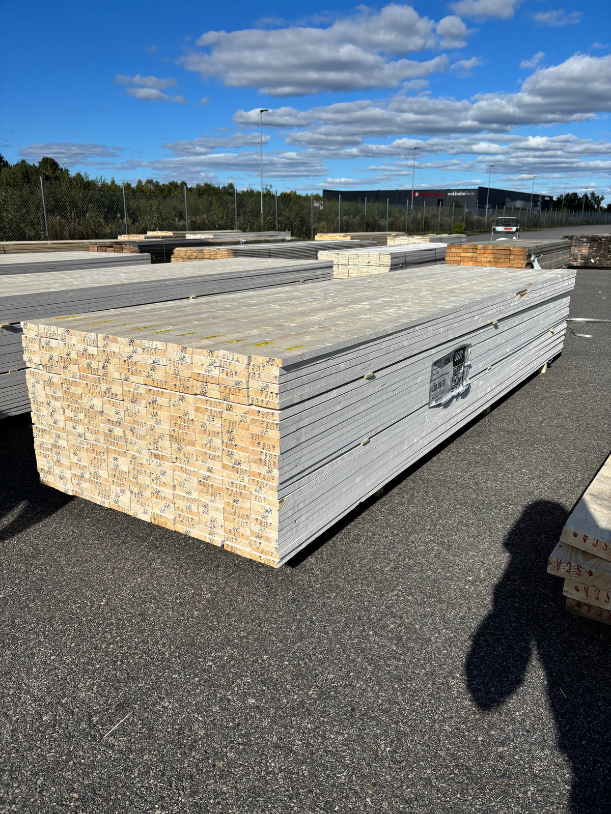 Paket Finsågade Brädor 22x95mm 3,60m 286st Vit Mellanstruken