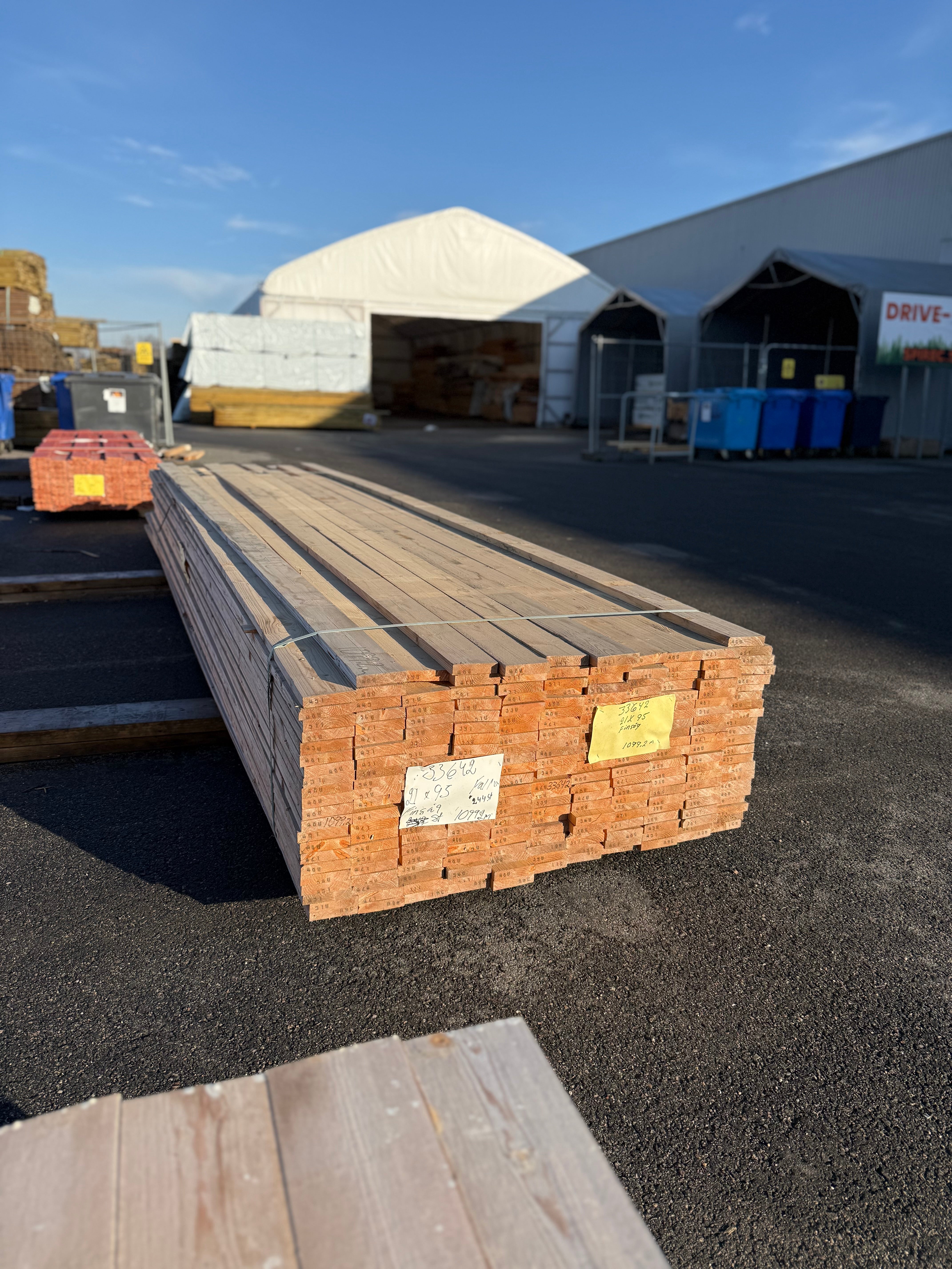 Paket Finsågad Panel 21x95mm – 236 st (Gran, 3,10–5,40 m)