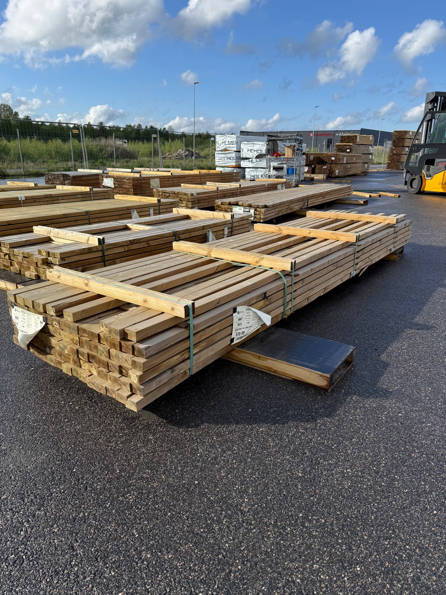 Paket Tryckimpregnerade Reglar 45x70mm, 84st 4.50m (C14)