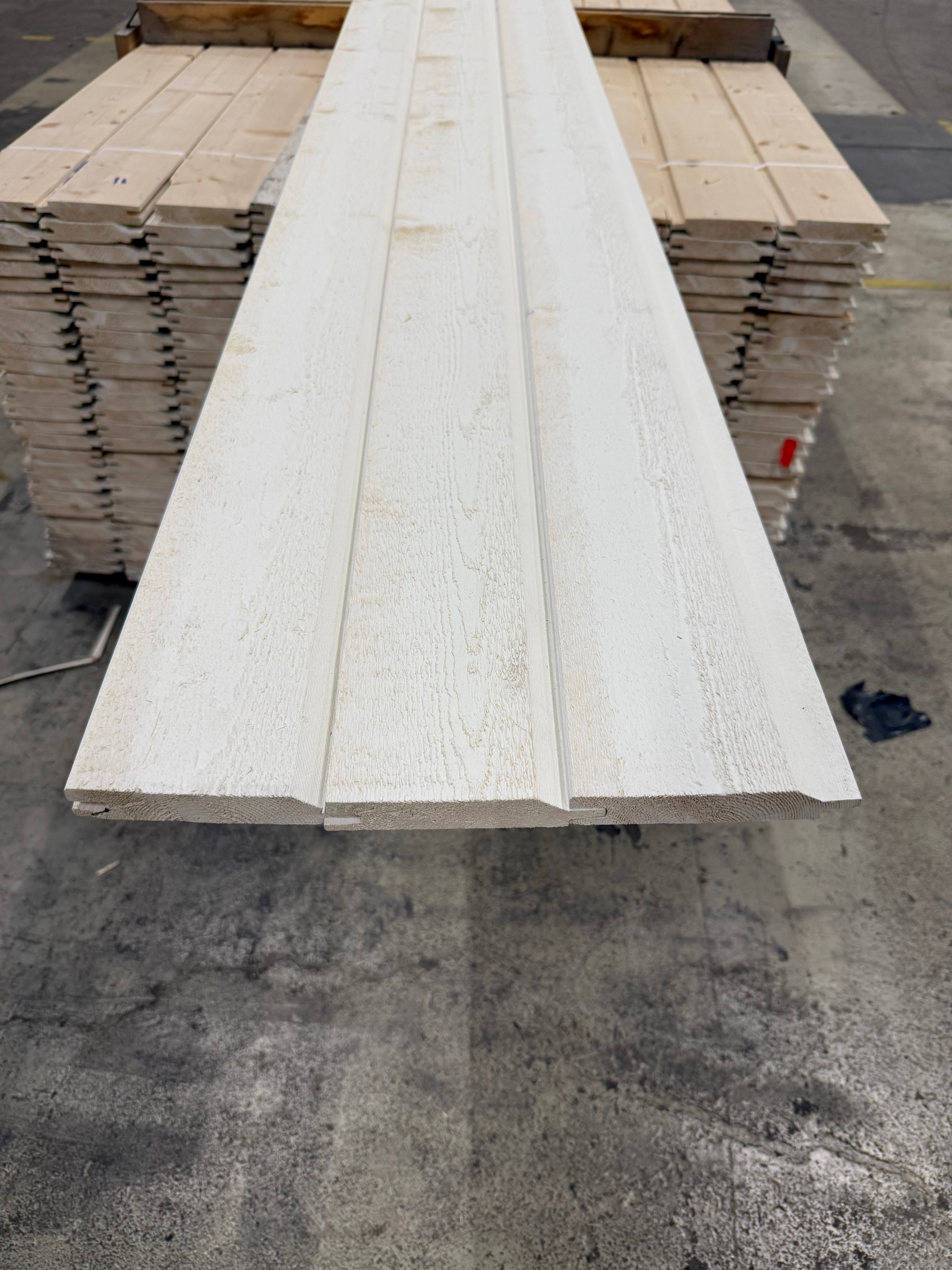 Paket Enkelfasspont 22×120 – 225 st (4.50 m) Grundmålad Vit