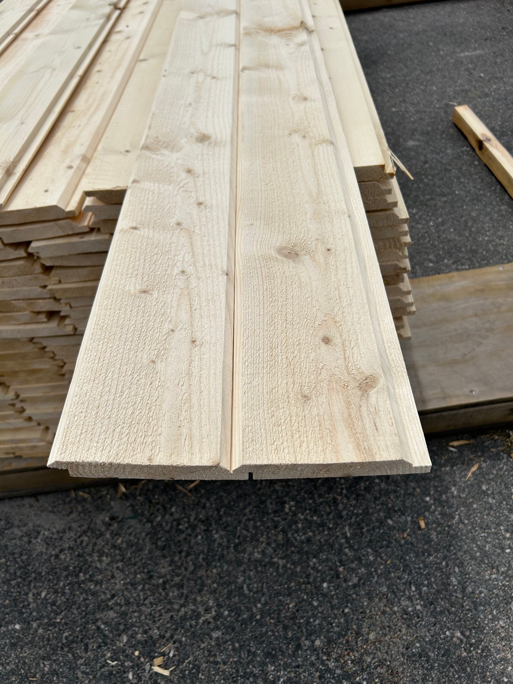 Paket Dubbelfas Halvspont 22x145mm 3,90m 175st Obehandlad