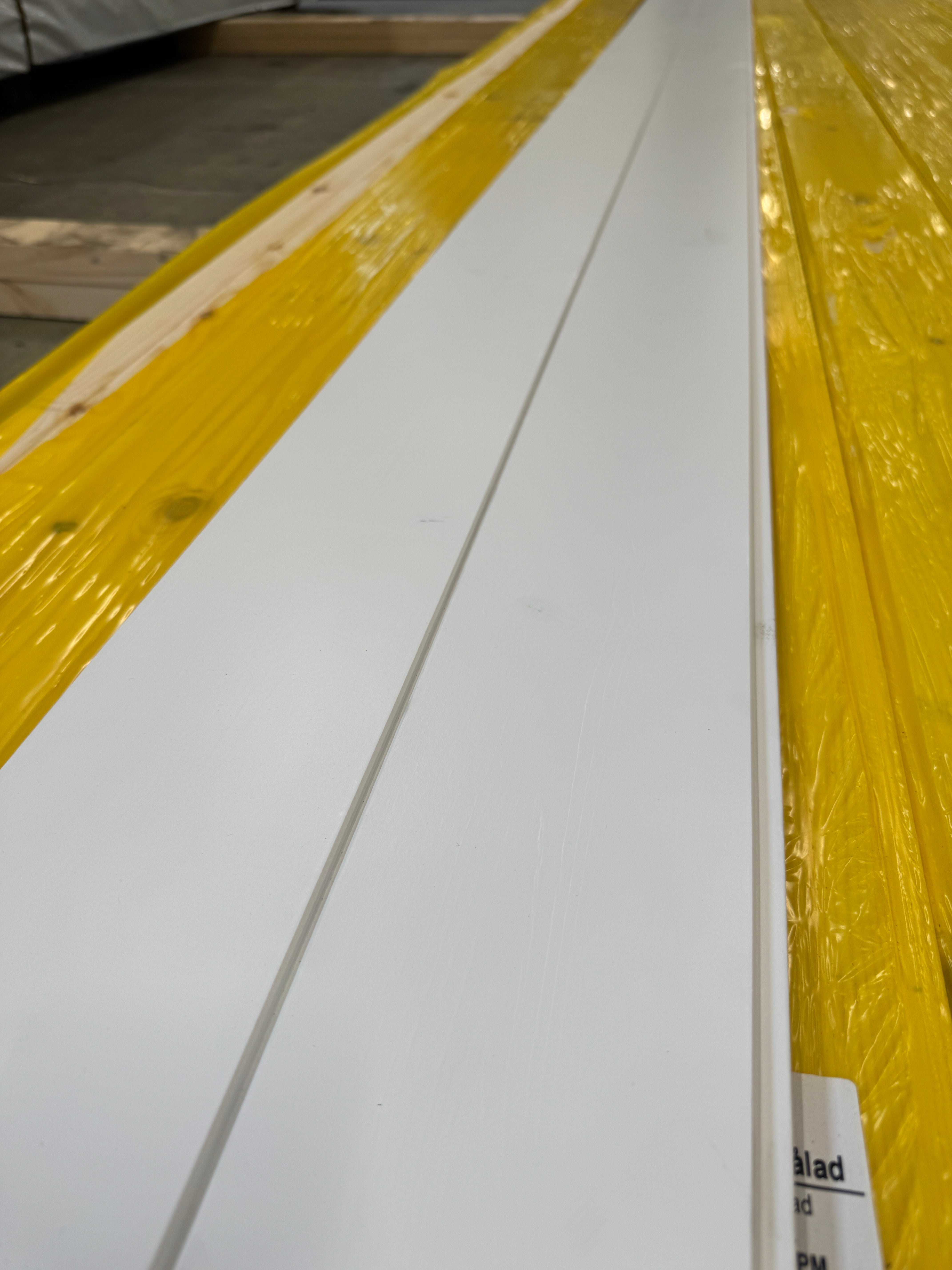 Paket Innerpanel 15x120mm – 8 pkt (3,90–4,76 m, furu, vitmålad)