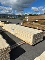 Paket Finsågade Brädor 22x120mm, 235st 4,20–5,40m (Andra sortering)