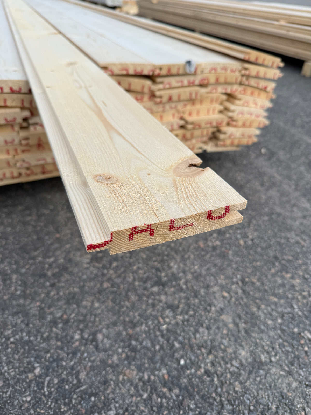 Paket Spontpanel 22x120mm, 84st 3,90m Obehandlad