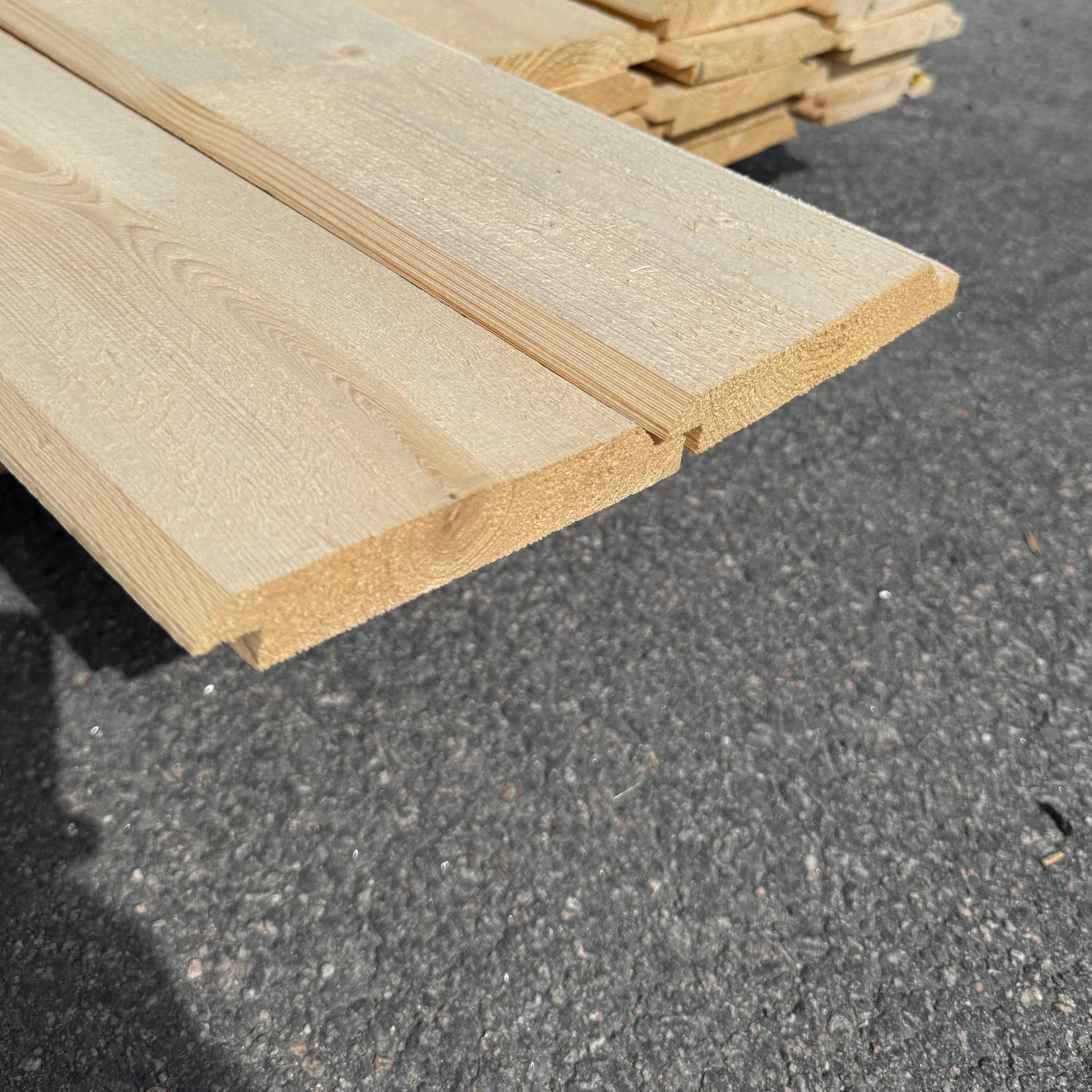 Paket Ytterpanel Dubbelfas Halvspont 22x145mm, 175st 3,90m