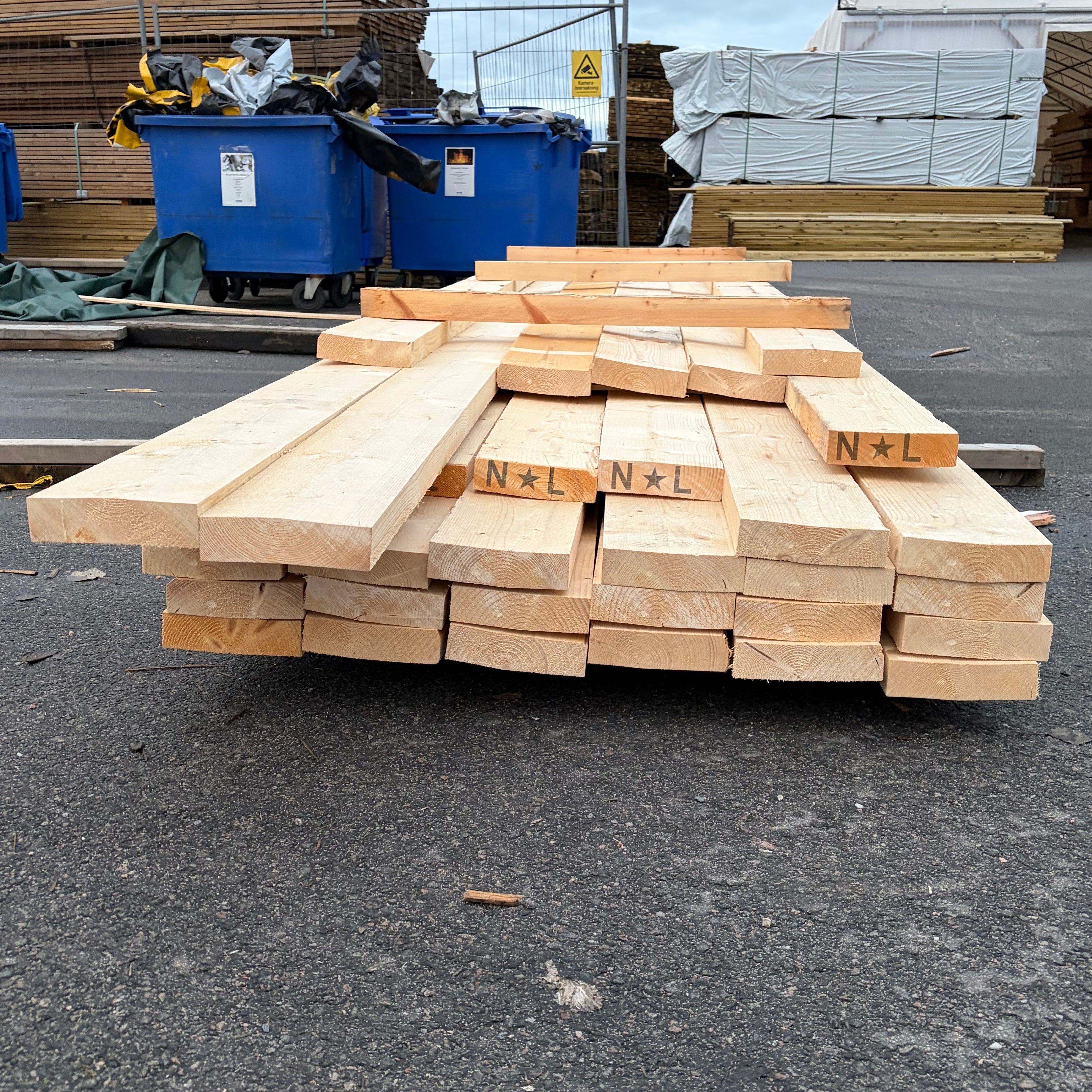 Paket Ohyvlade Reglar 47x175mm, 32st 4.2–5.4m