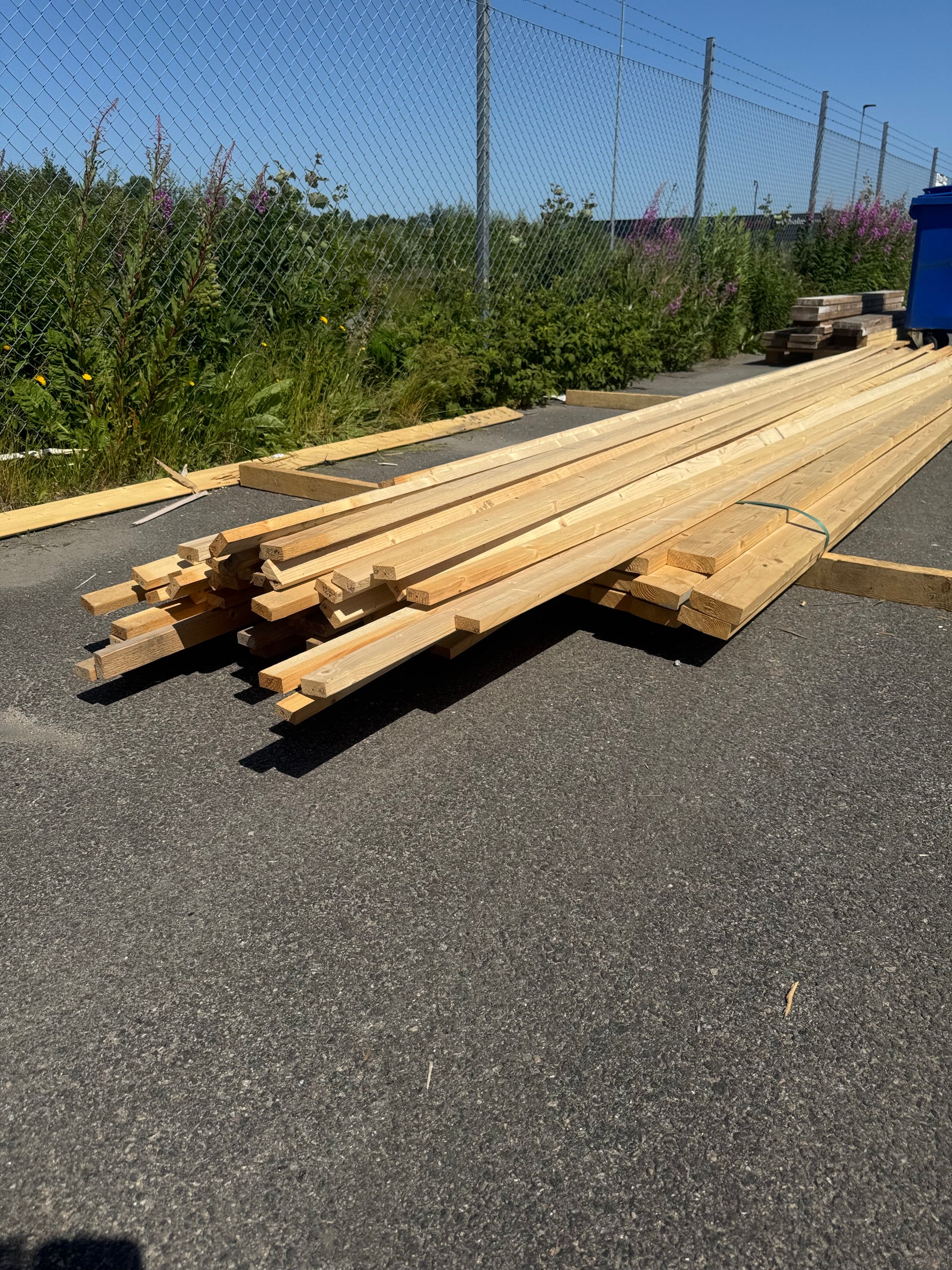 Paket Klädselläkt 22x45 mm + Hyvlat Virke 34x95 mm