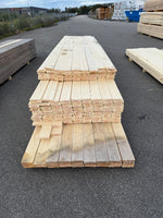 Parti Finsågade Brädor 22x120 mm – 4,20–5,40 m (Andra sortering)