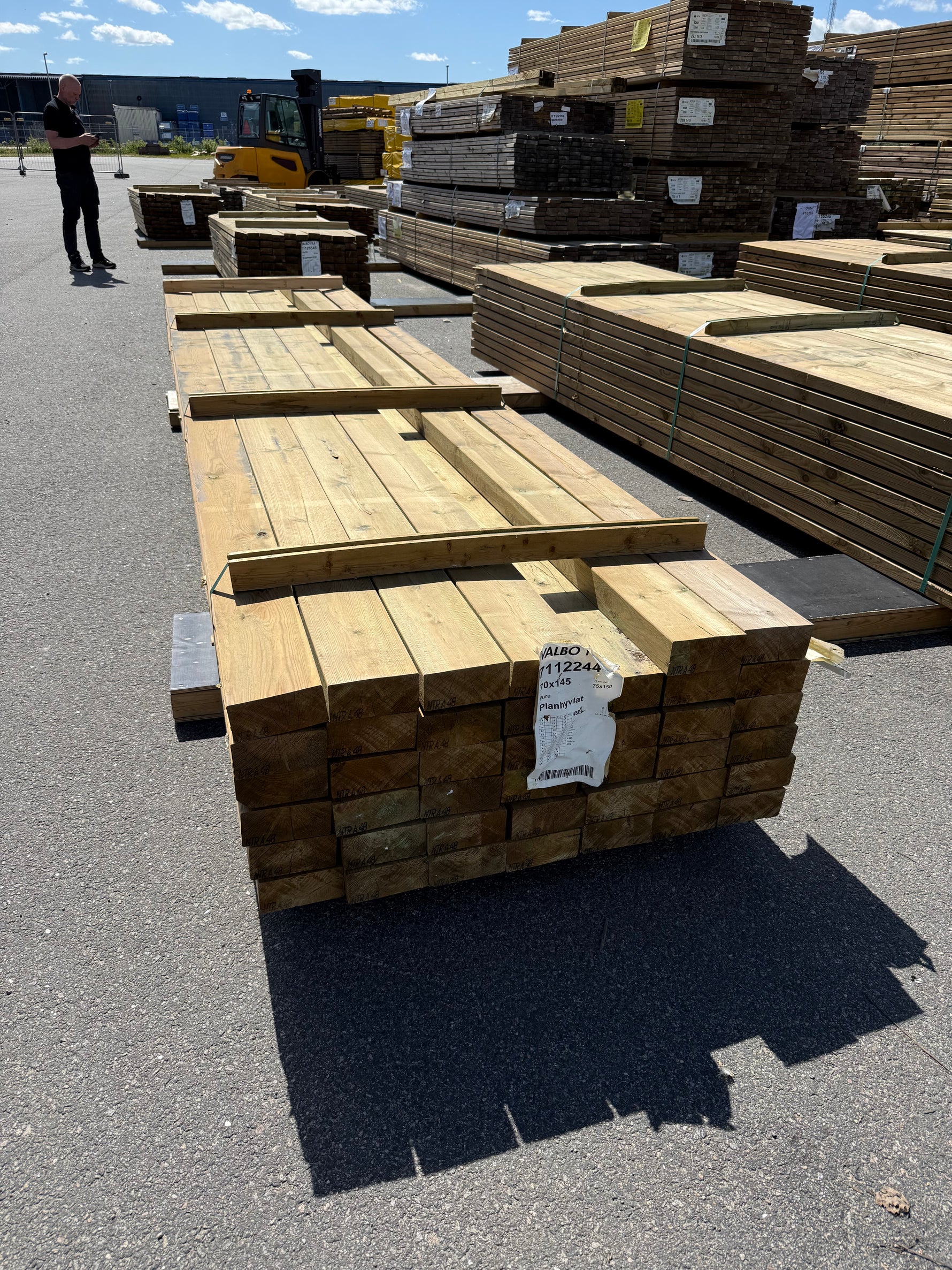 Paket ohyvlade Reglar 70x145mm 41st 4.80m (NTR A)