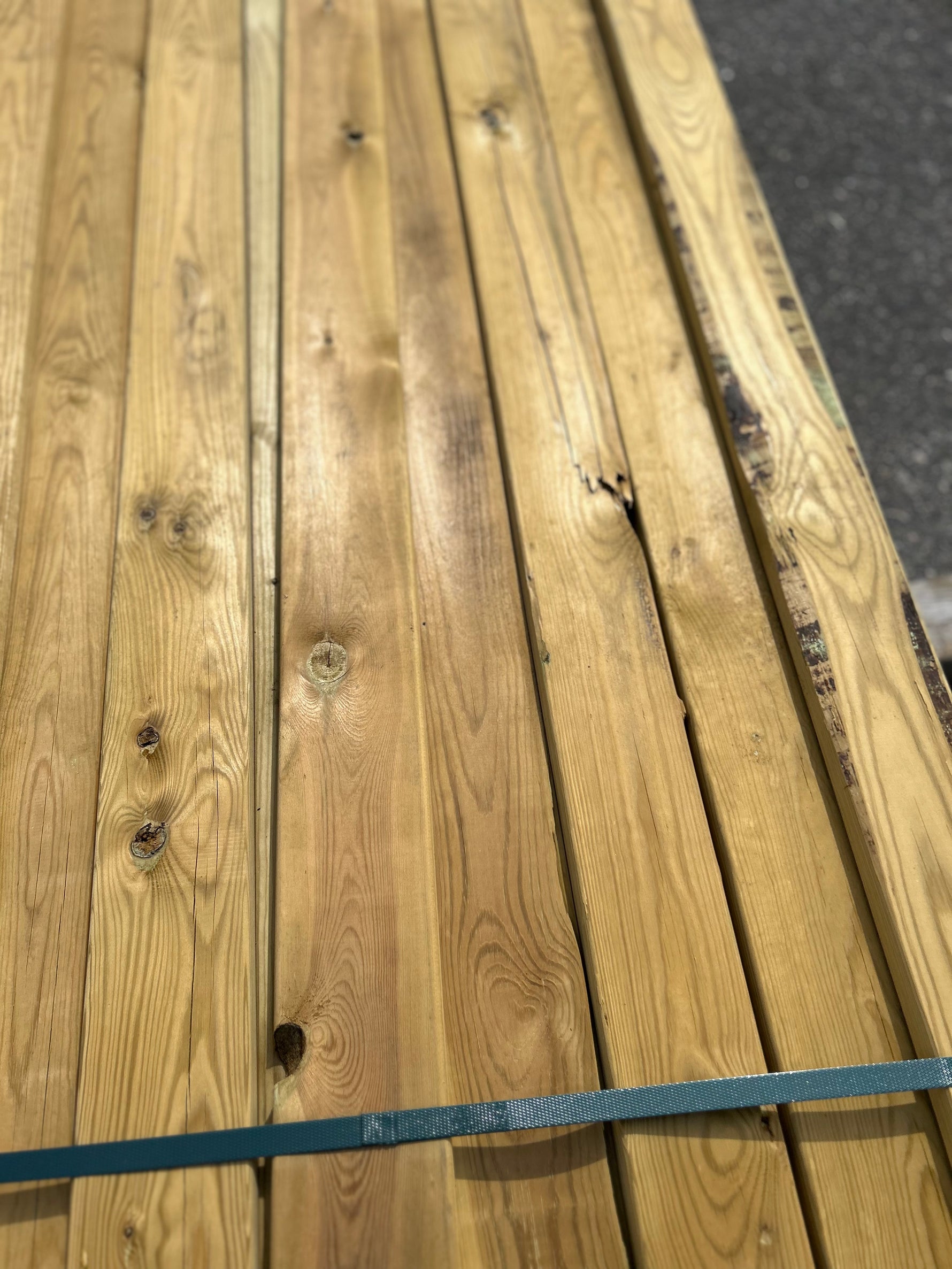 Paket Tryckimpregnerad Trall 22x95mm 91st 4.20m- Andra sortering