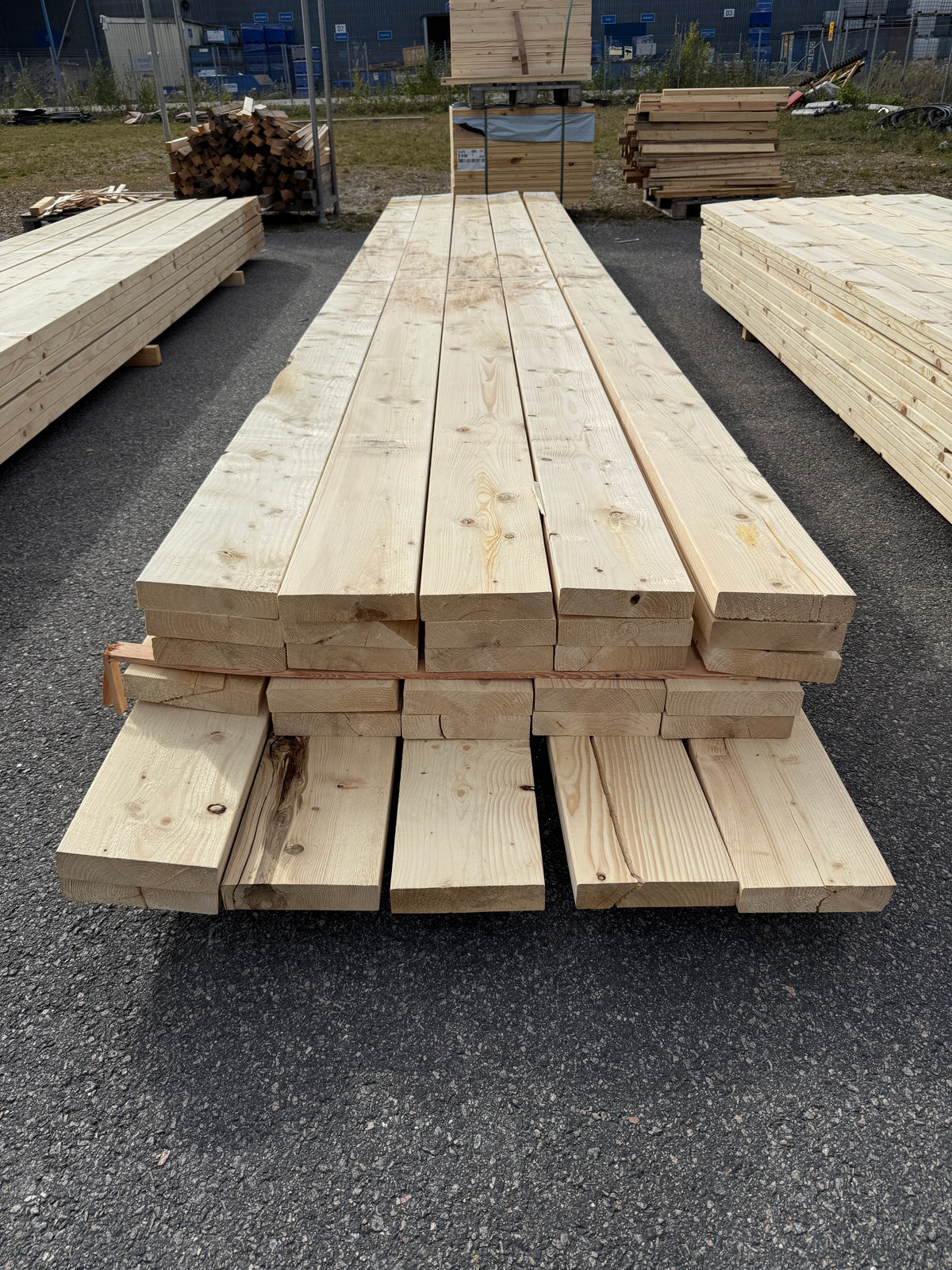 Paket Reglar 45x195mm Gran 5.10-5.40m (mögel/fuktskadat)