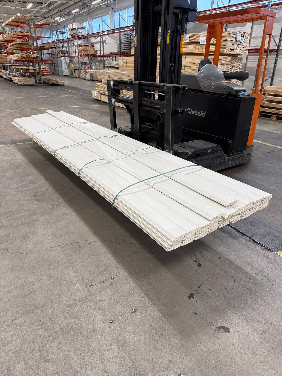 Paket Ytterpanel Enkelfasspont 22×120 mm – 4,80 m – 43st Grundmålad