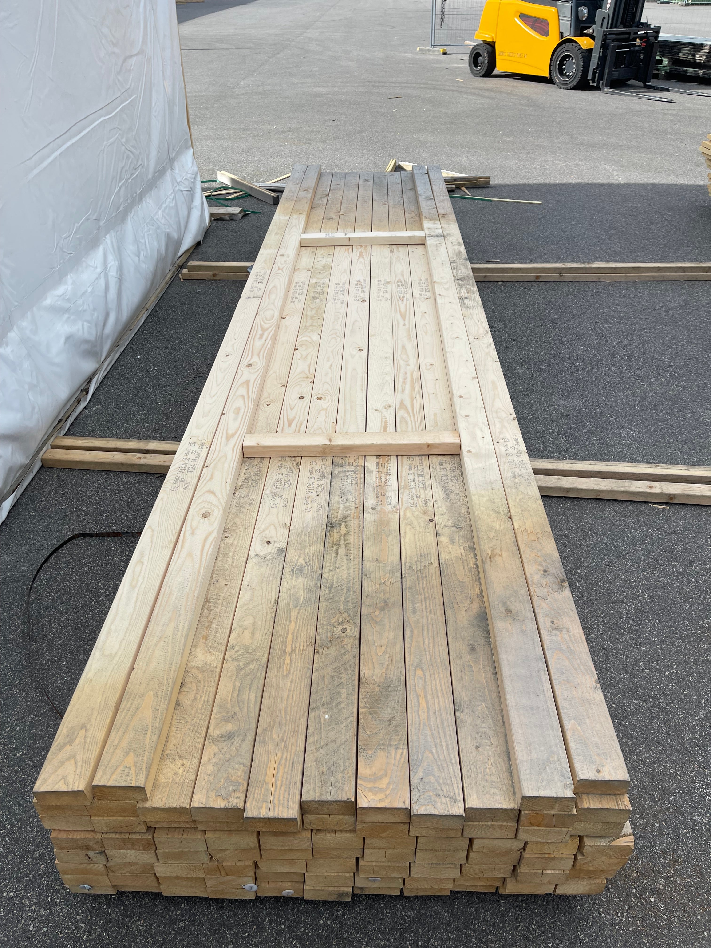 Paket Reglar 45x95 mm – 4,80 m – 81 st – Obehandlad