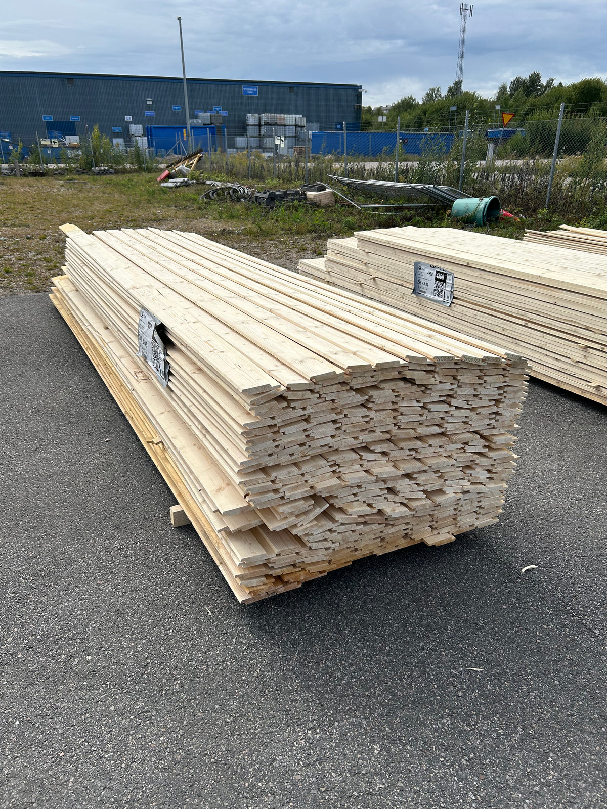 Paket Springpanel 22x120 mm – 3,60–4,80 m (Andra sortering)