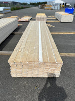 Paket Ytterpanel Dubbelfas Halvspont 22x120mm Grundmålad 161st 4.50m Grundmålad