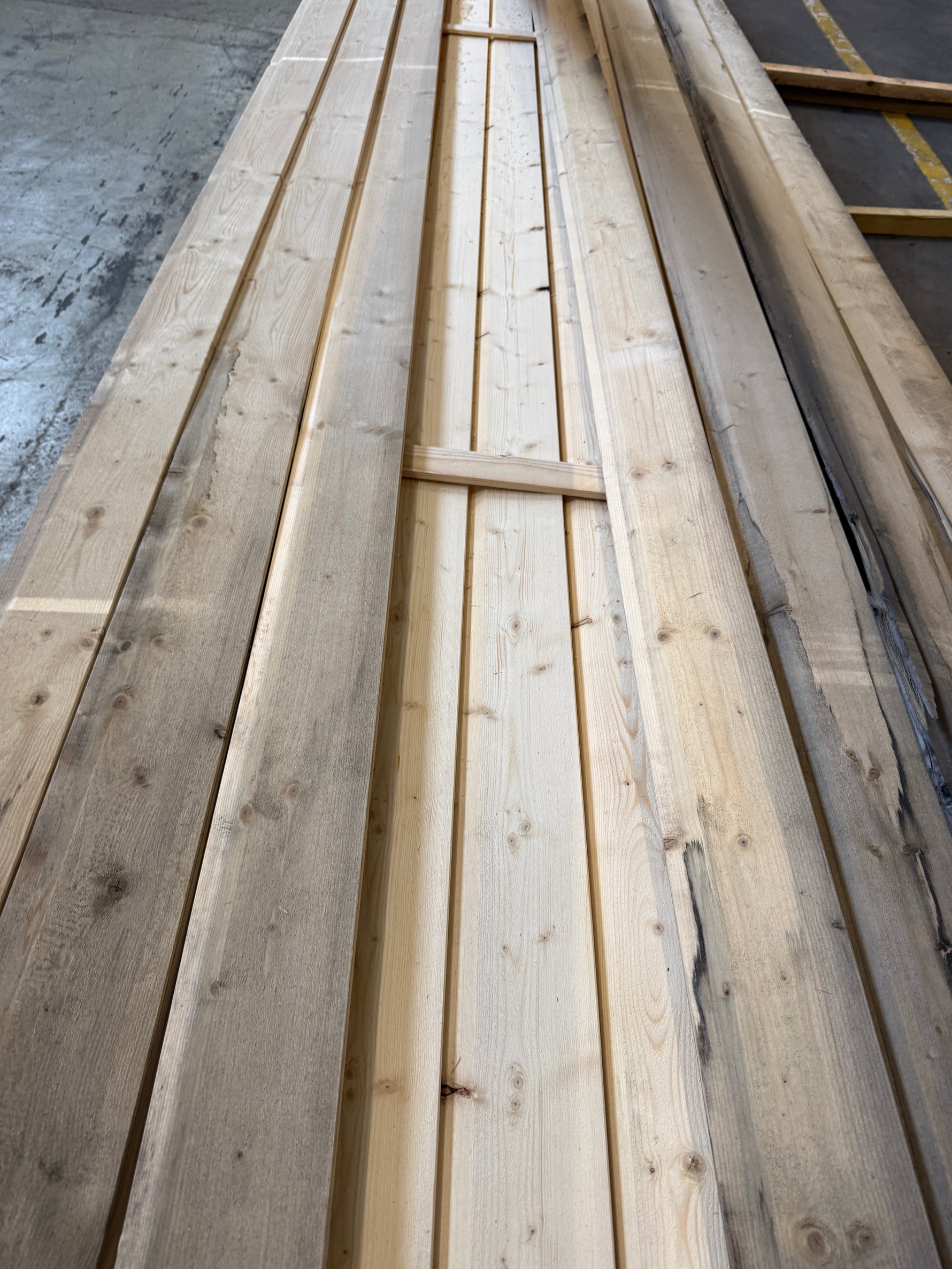Paket Enkelfasspont 22x120mm 5.40m 153st- Obehandlade Väderbitet
