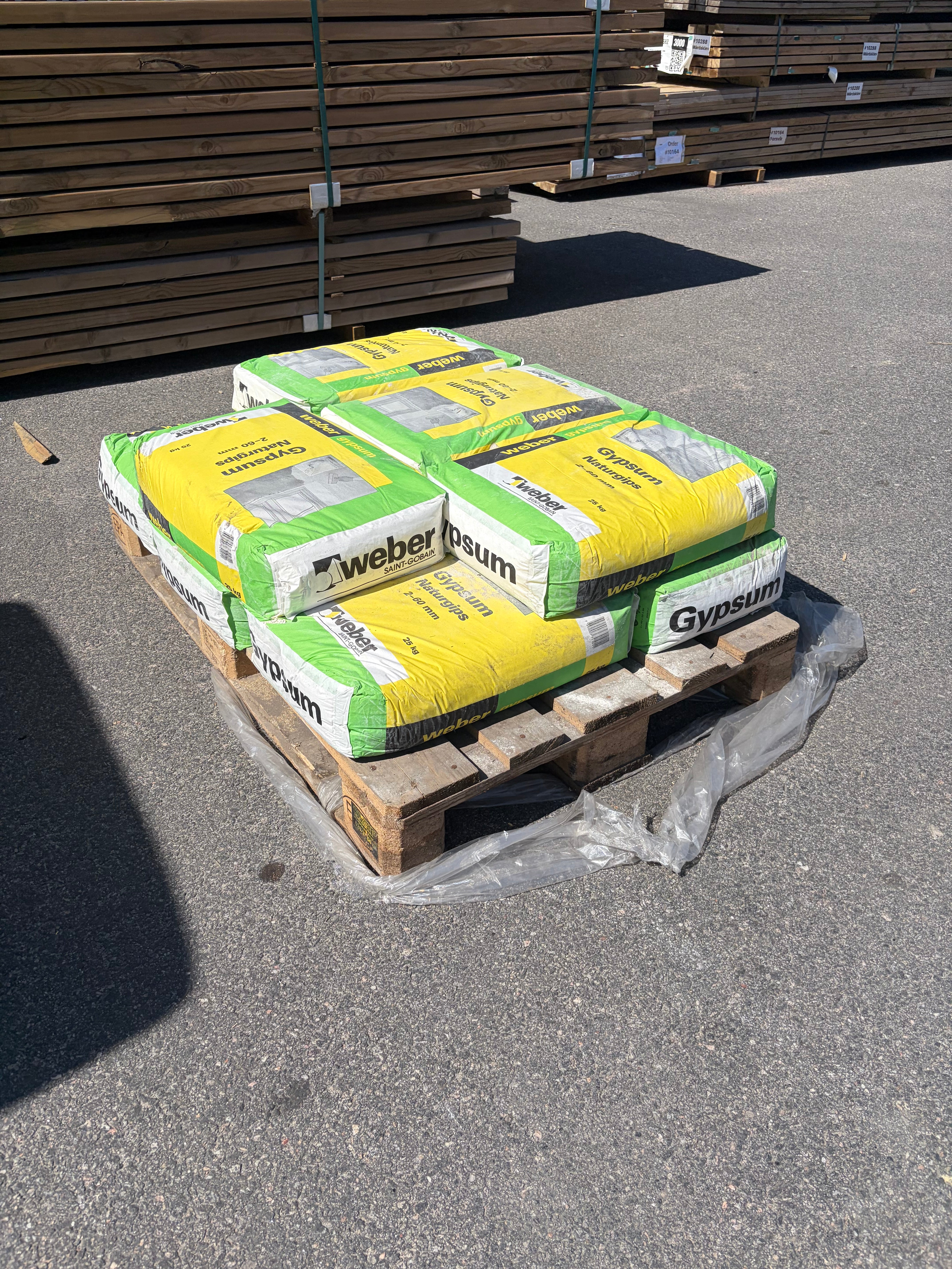 Pall Naturgips, 9 Säckar